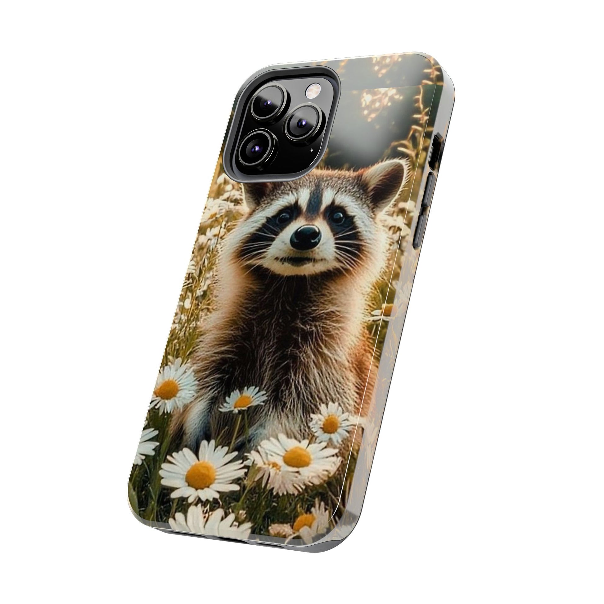 Cute Raccoon Theme Phone Cases for iPhones & Samsung Phones