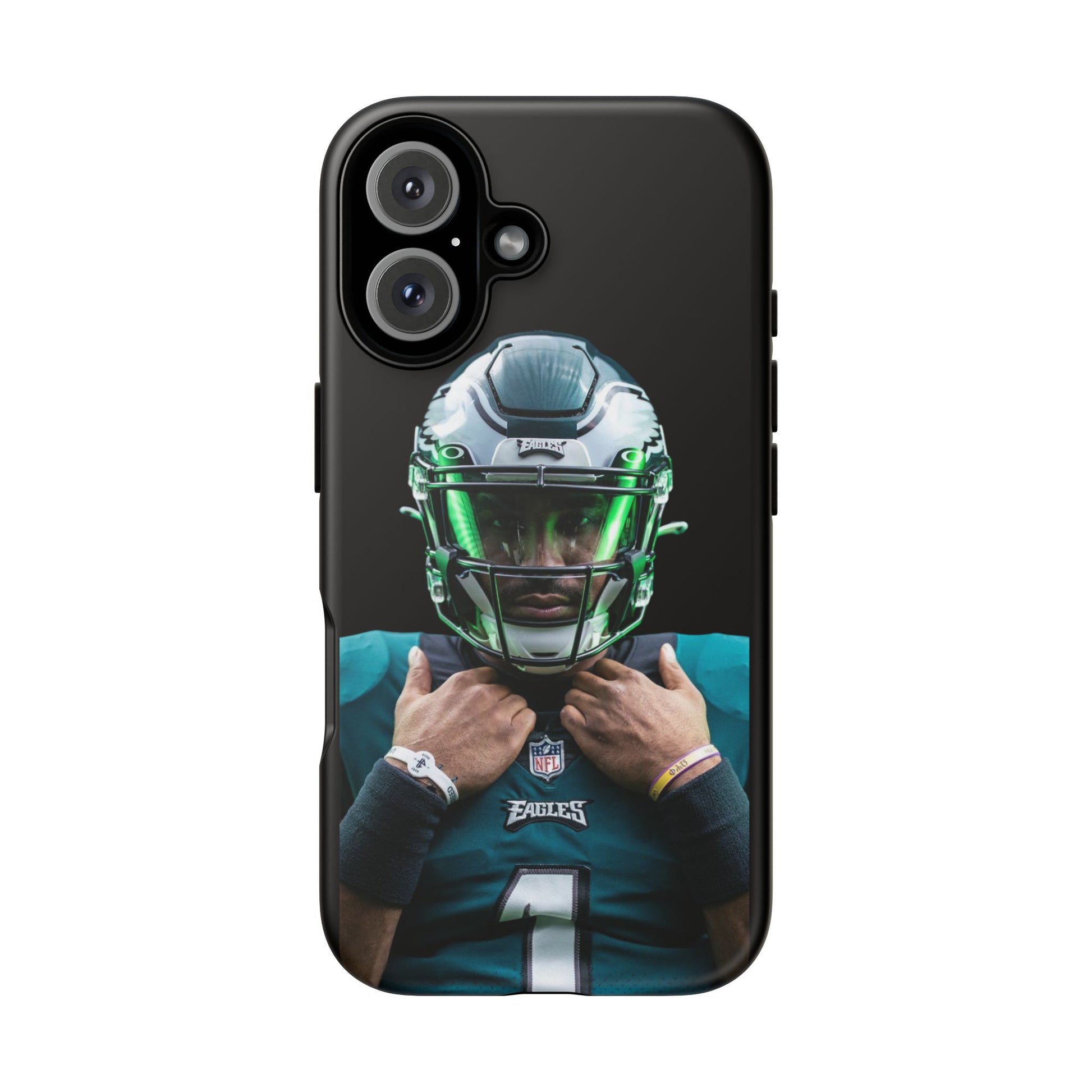 Eagles Football Jalen Hurts Tough Cases for iPhones, Samsung, and Pixel