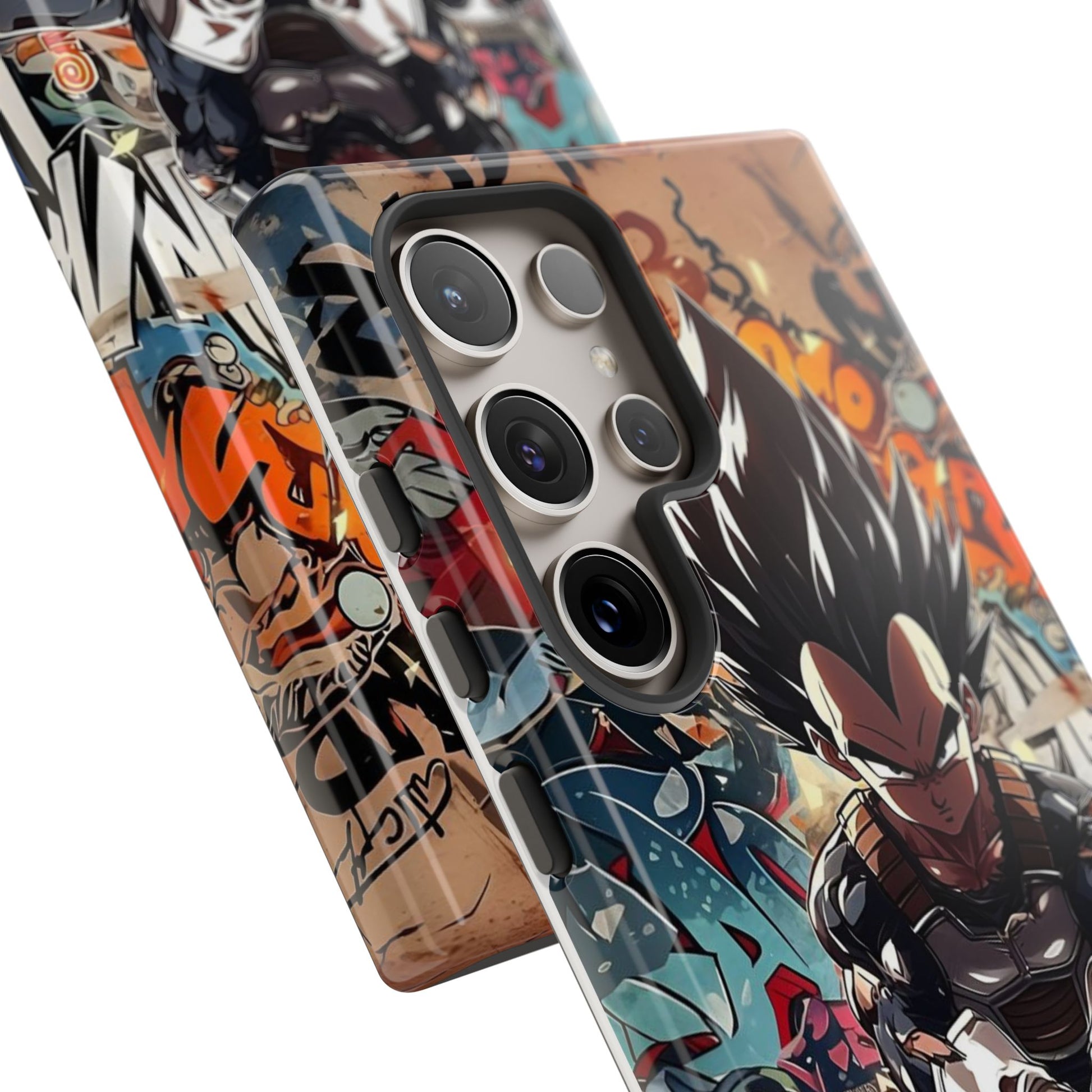 Anime Vegeta Dragon ball Z Tough Cases for iPhones, Samsung, and Pixel