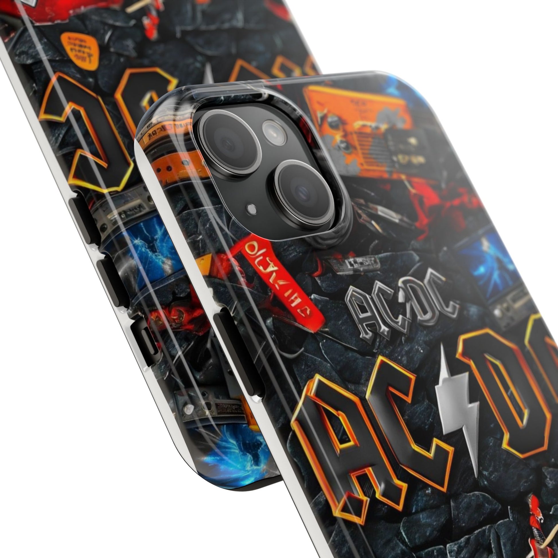 Rock Band AC/DC Theme Phone Cases for Iphones & Samsung Phones