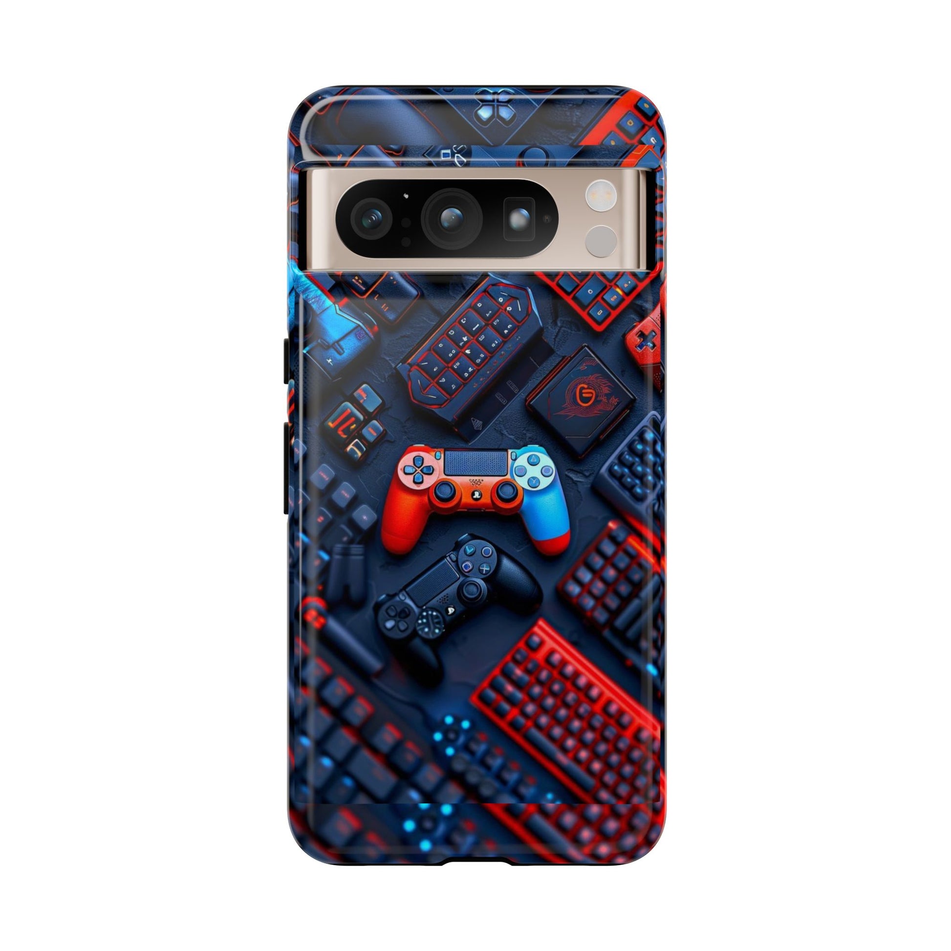 Gamer Themed Controllers Tough Cases for iPhones, Samsung, and Pixel
