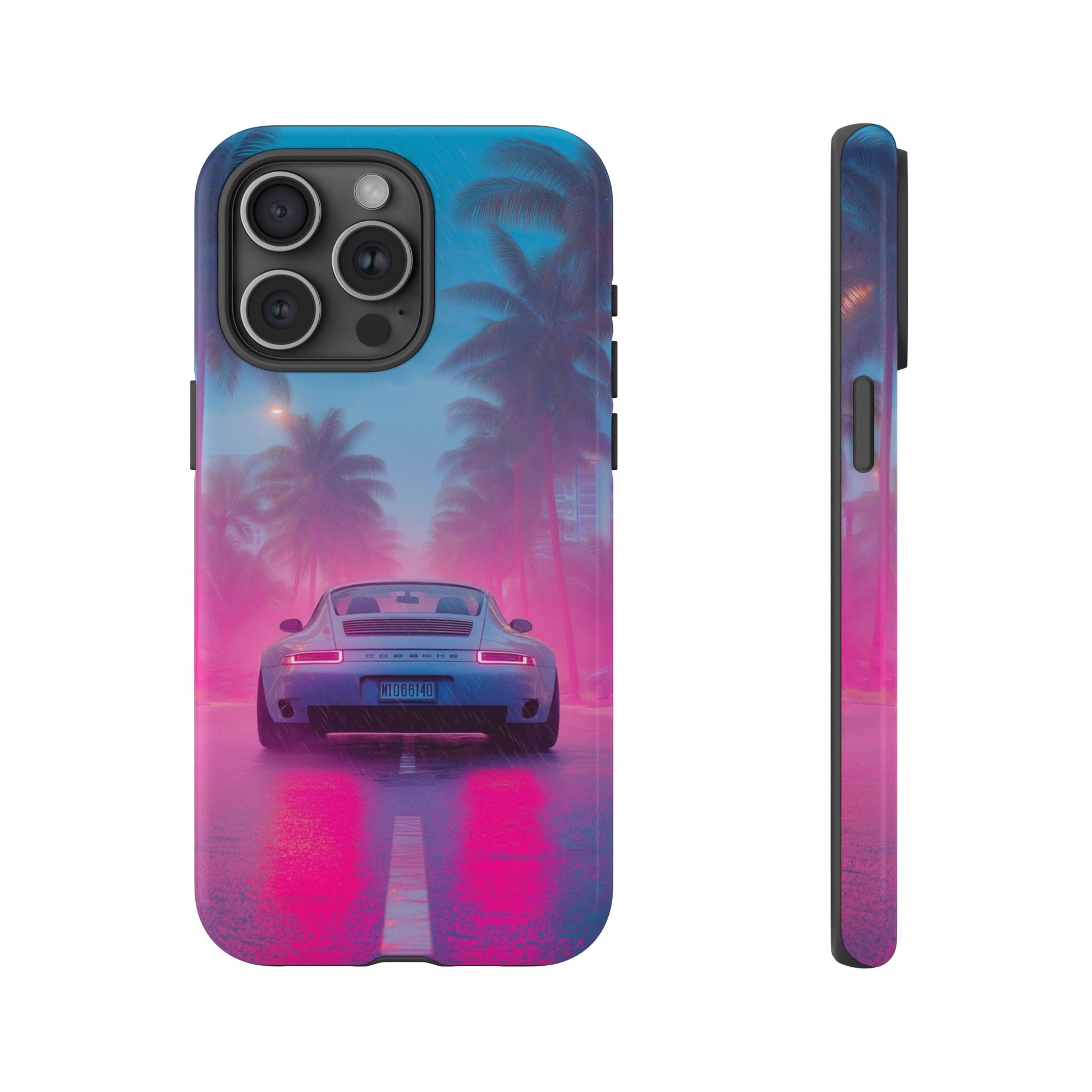 Miami Vice Porsche Phone Case for iPhone, Samsung Galaxy, & Pixel Phones