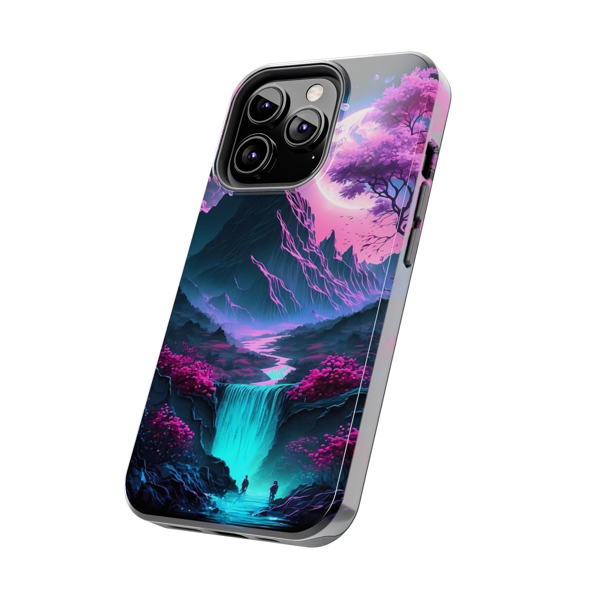 Cherry Blossoms in Japan Themed Tough Phone Cases for Iphones & Samsung Phones
