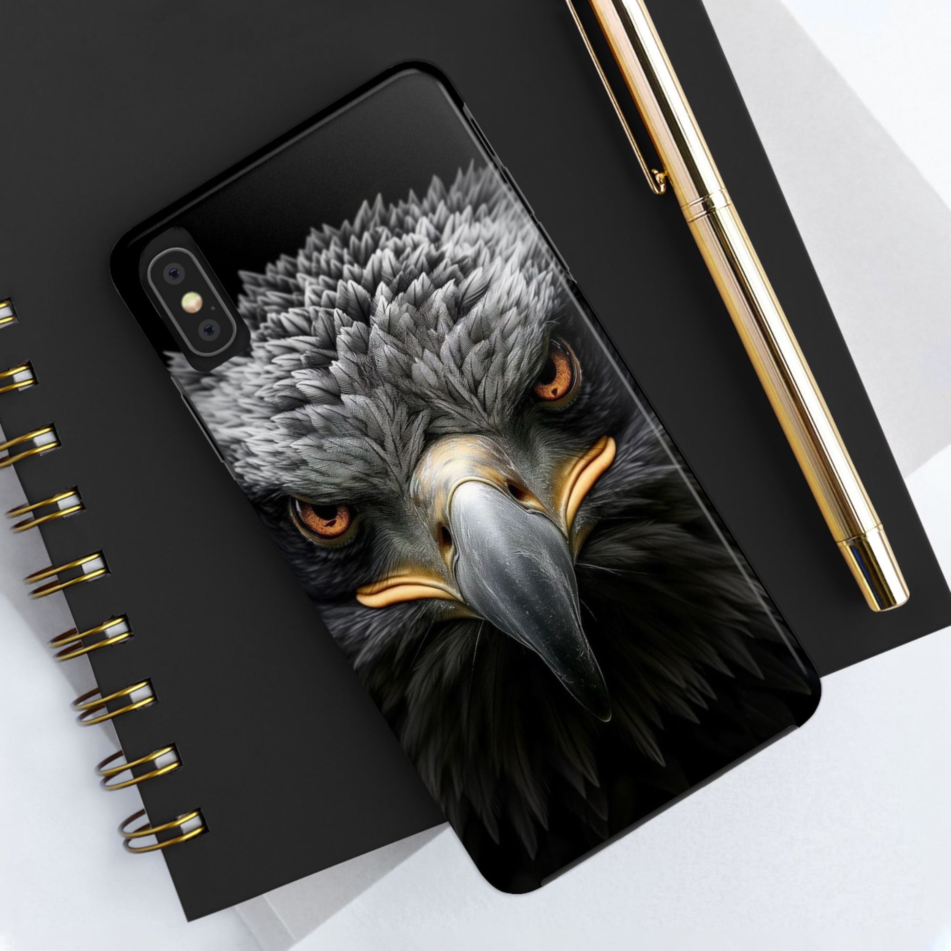 Mean Eagle Stare Theme Phone Cases for iPhones & Samsung Phones