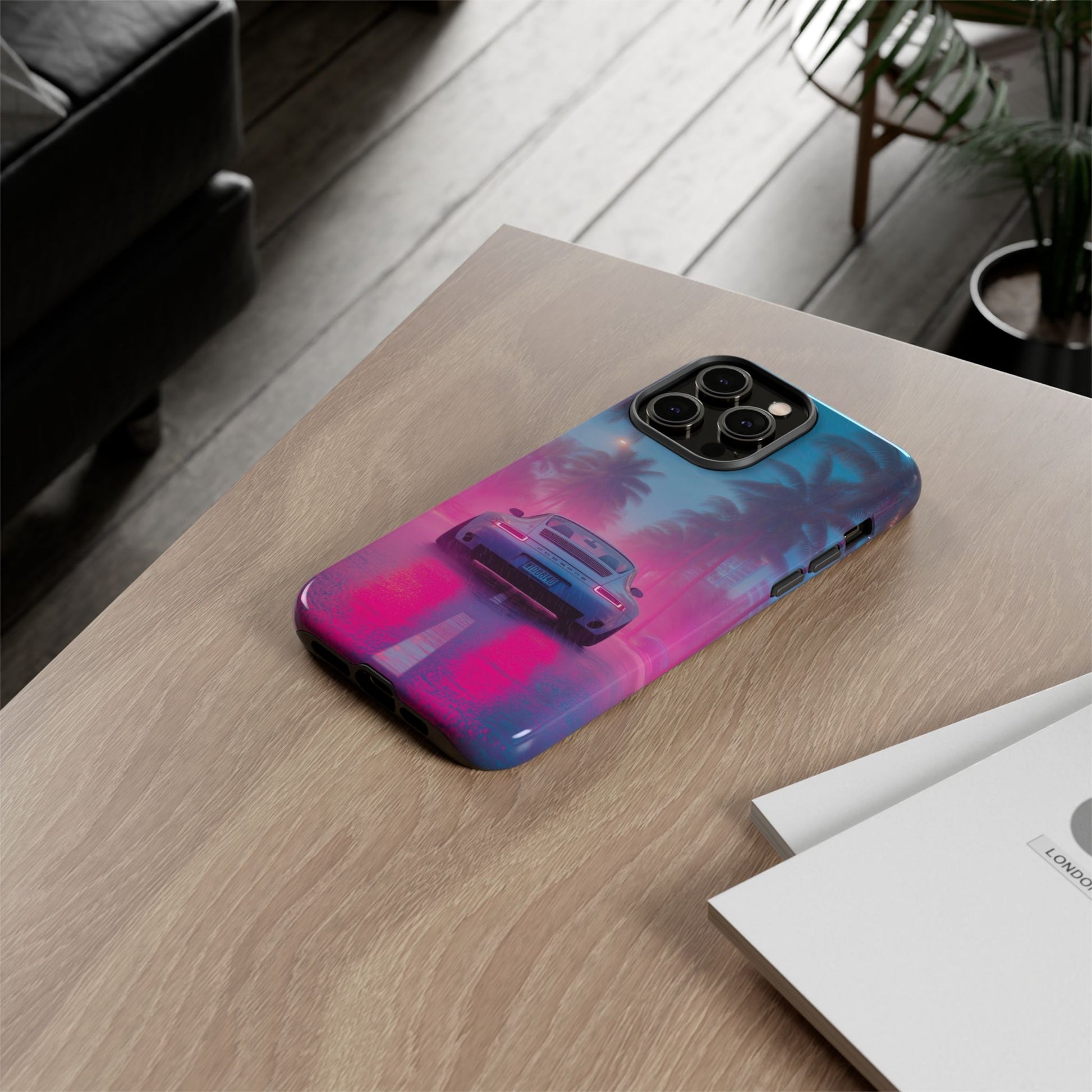 Miami Vice Porsche Phone Case for iPhone, Samsung Galaxy, & Pixel Phones