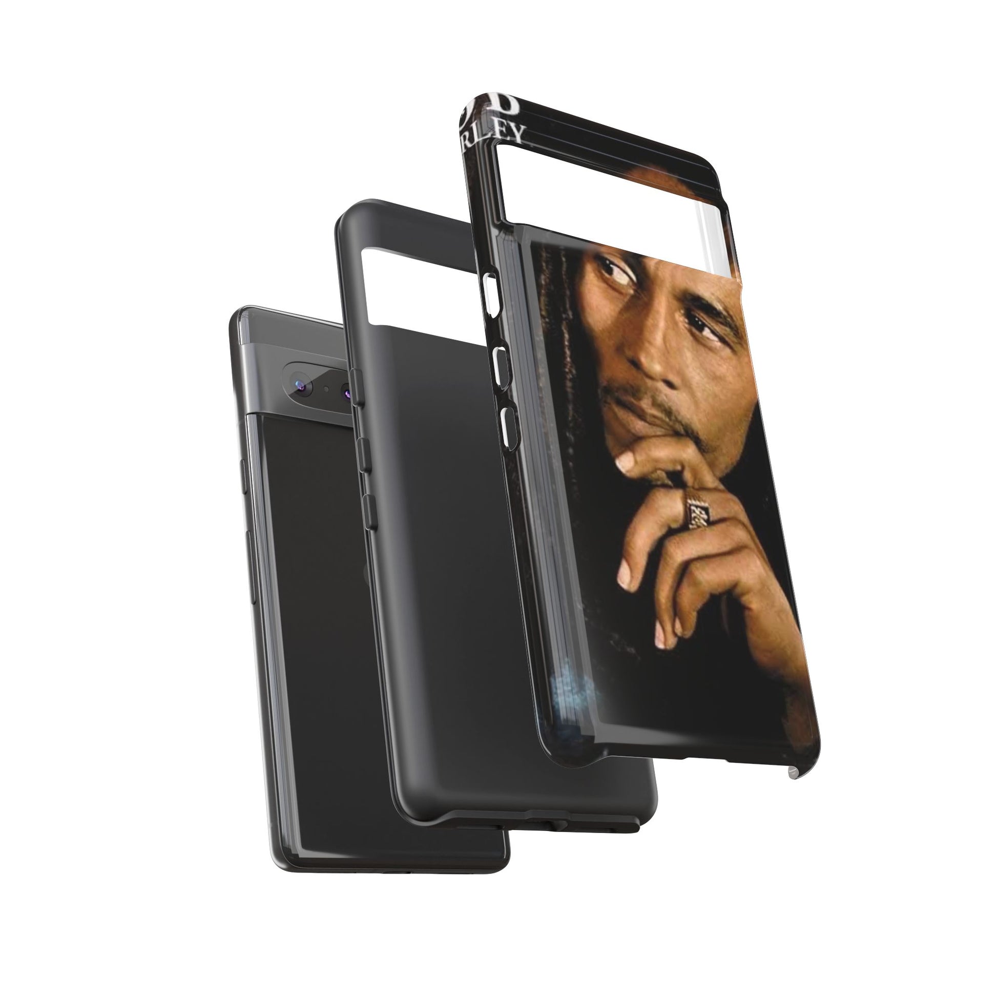 Marley Reggae Tough Cases for iPhones, Samsung, and Pixel