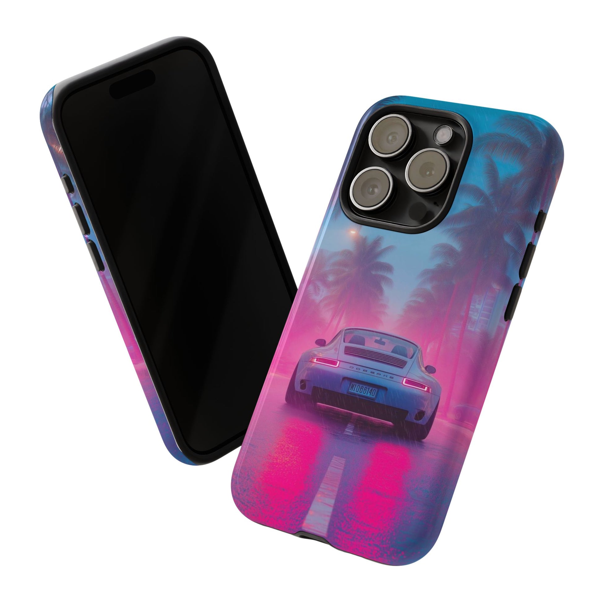 Miami Vice Porsche Phone Case for iPhone, Samsung Galaxy, & Pixel Phones