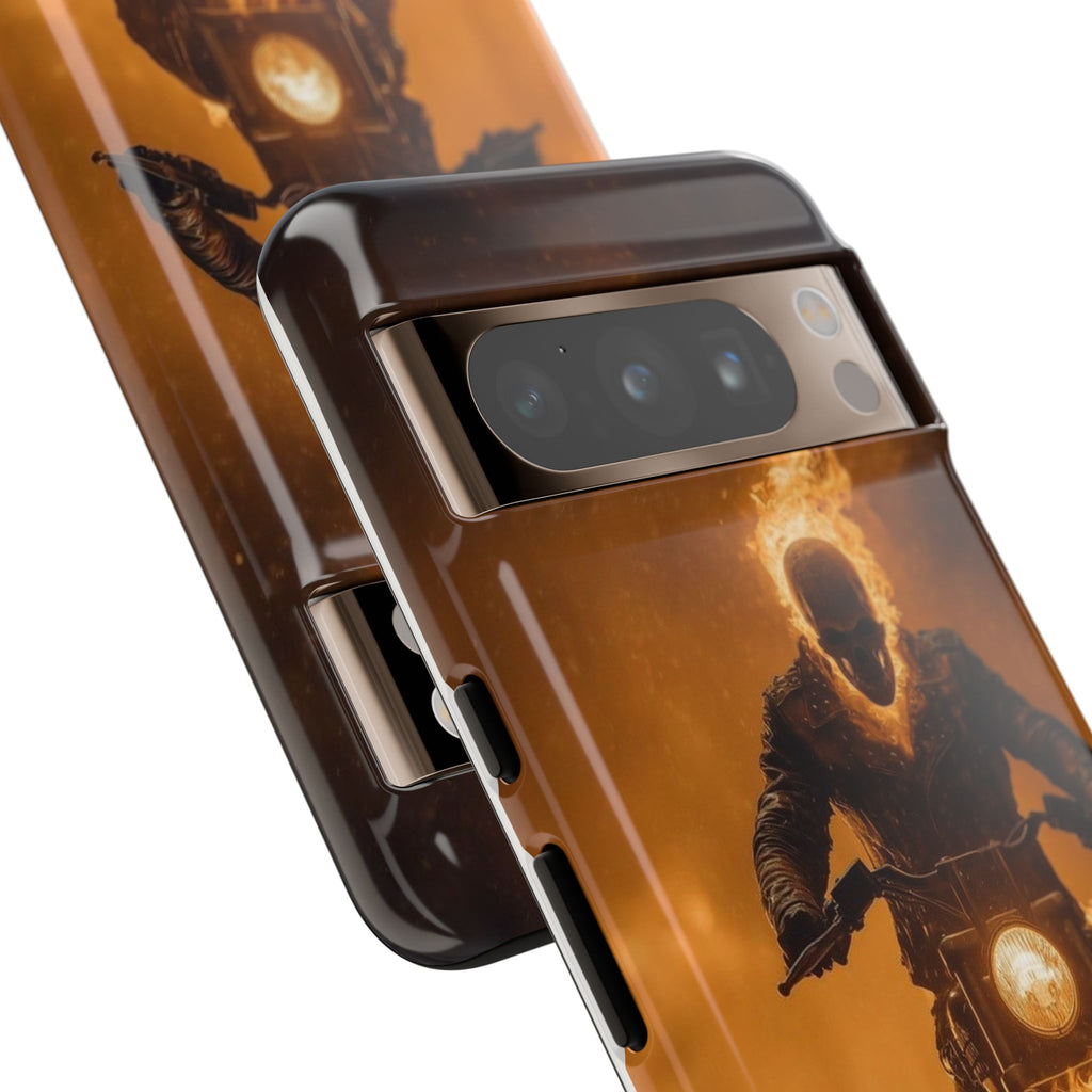 Marvel's Ghostrider Tough Cases for iPhones, Samsung, and Pixel