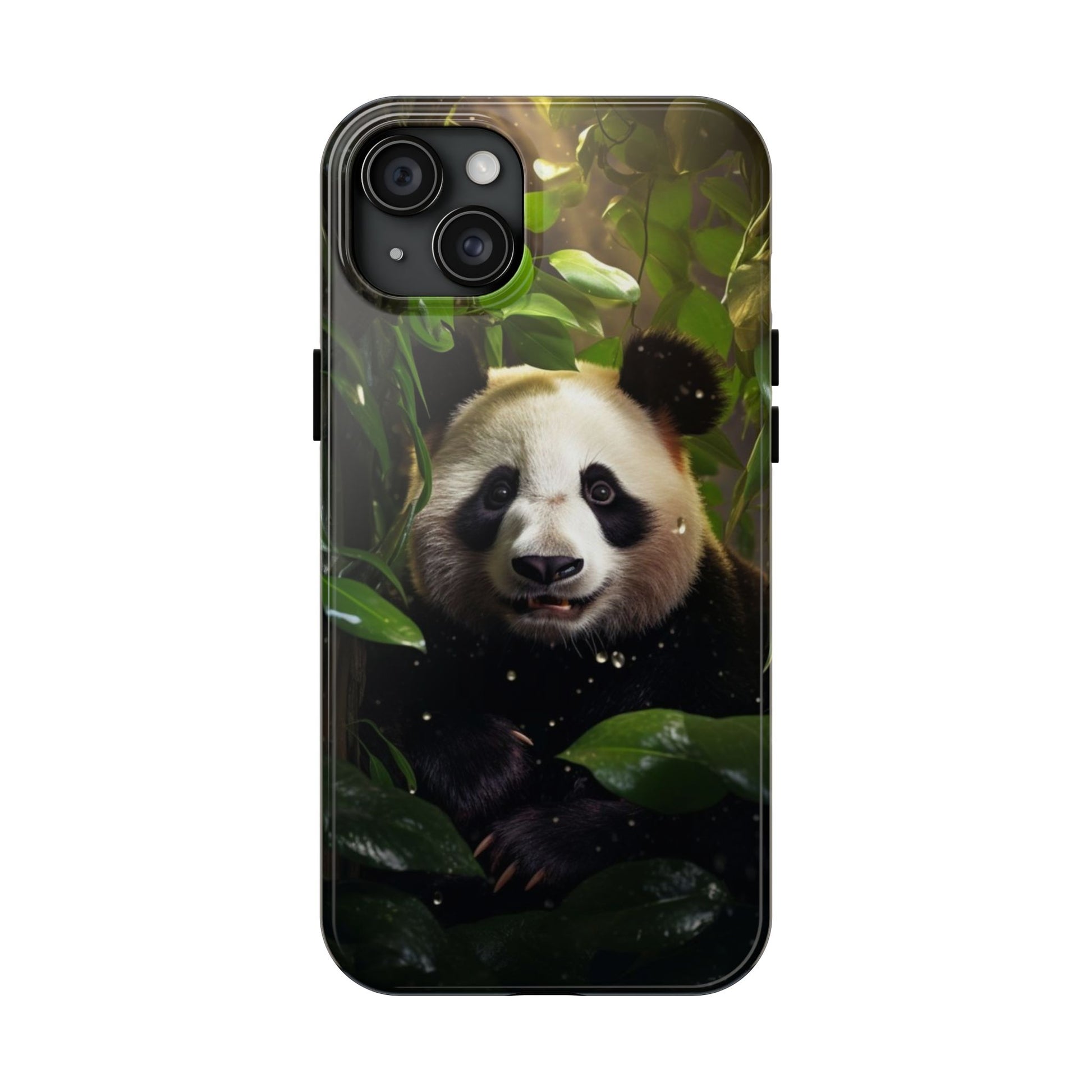 Smiling Panda Theme Phone Cases for iPhones & Samsung Phones