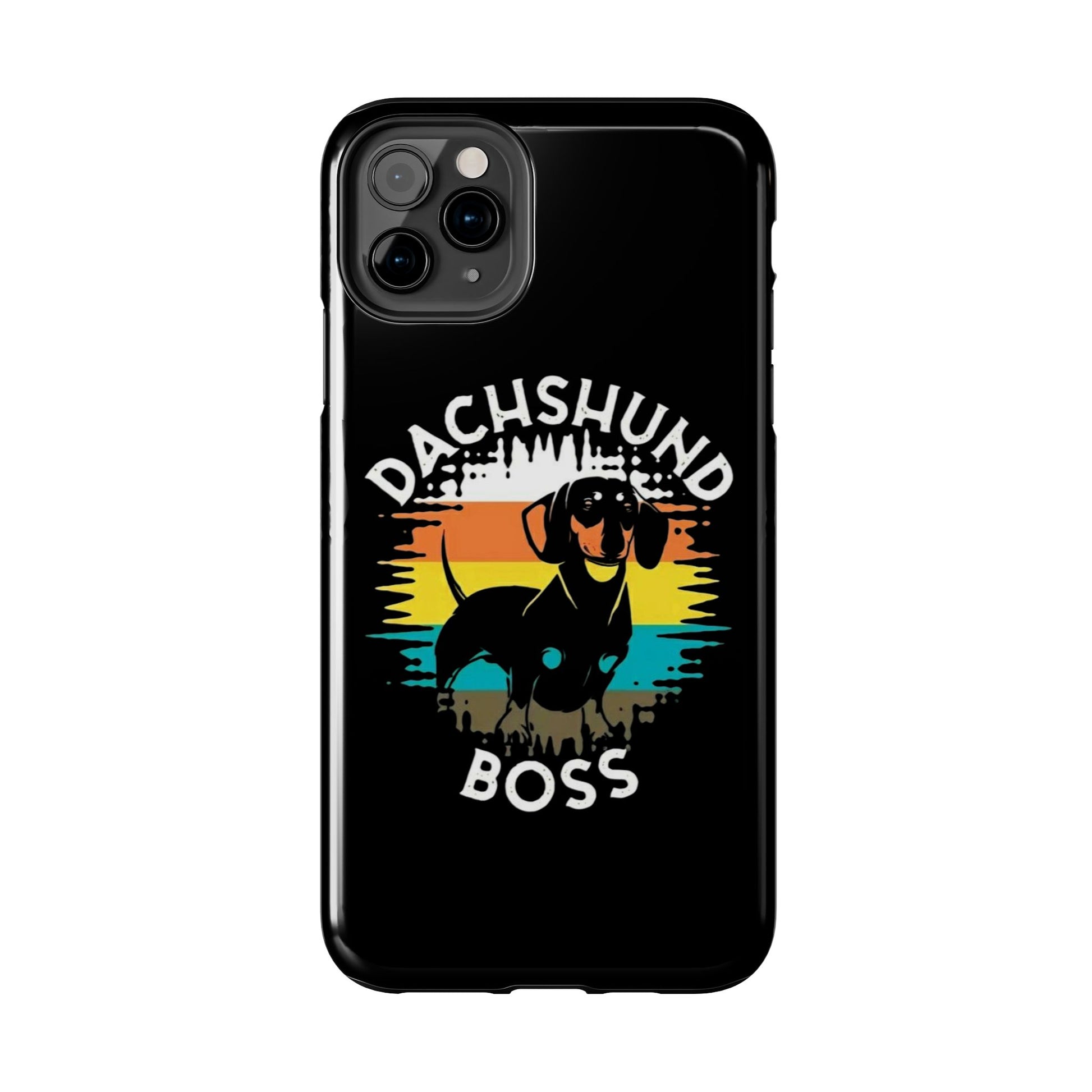 Dachshund Boss Theme Phone Cases for iPhones & Samsung Phones