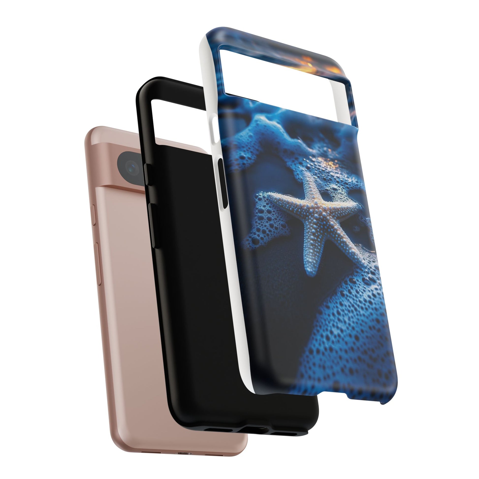 Starfish Beach Tough Cases for iPhones, Samsung, and Pixel