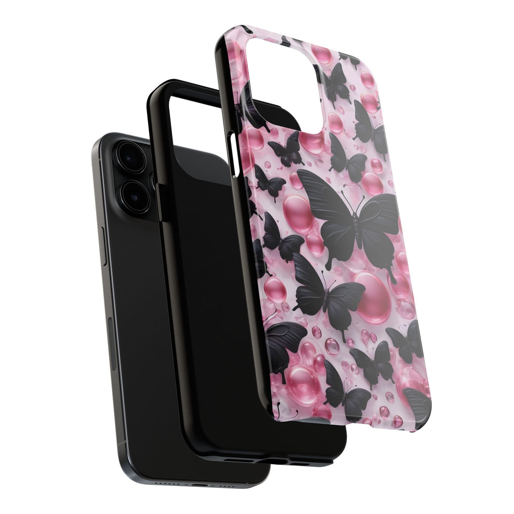 Pearls and Butterflies Theme Phone Cases for iPhones & Samsung Phones
