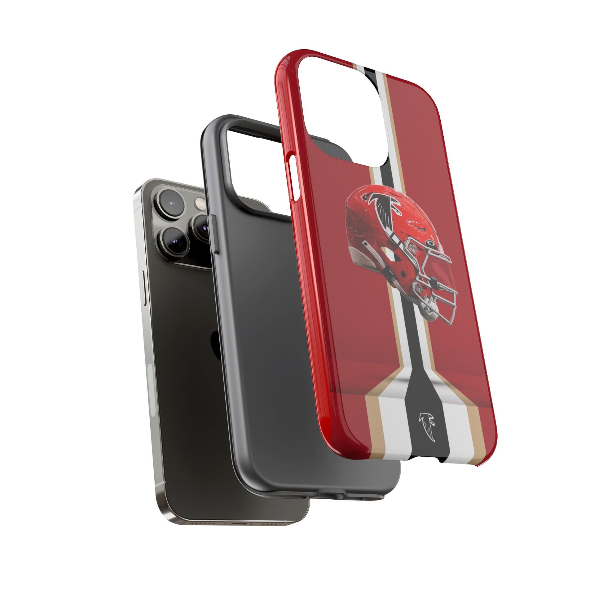 Atlanta Falcons Football Helmet Logo Tough Cases for iPhones, Samsung, and Pixel