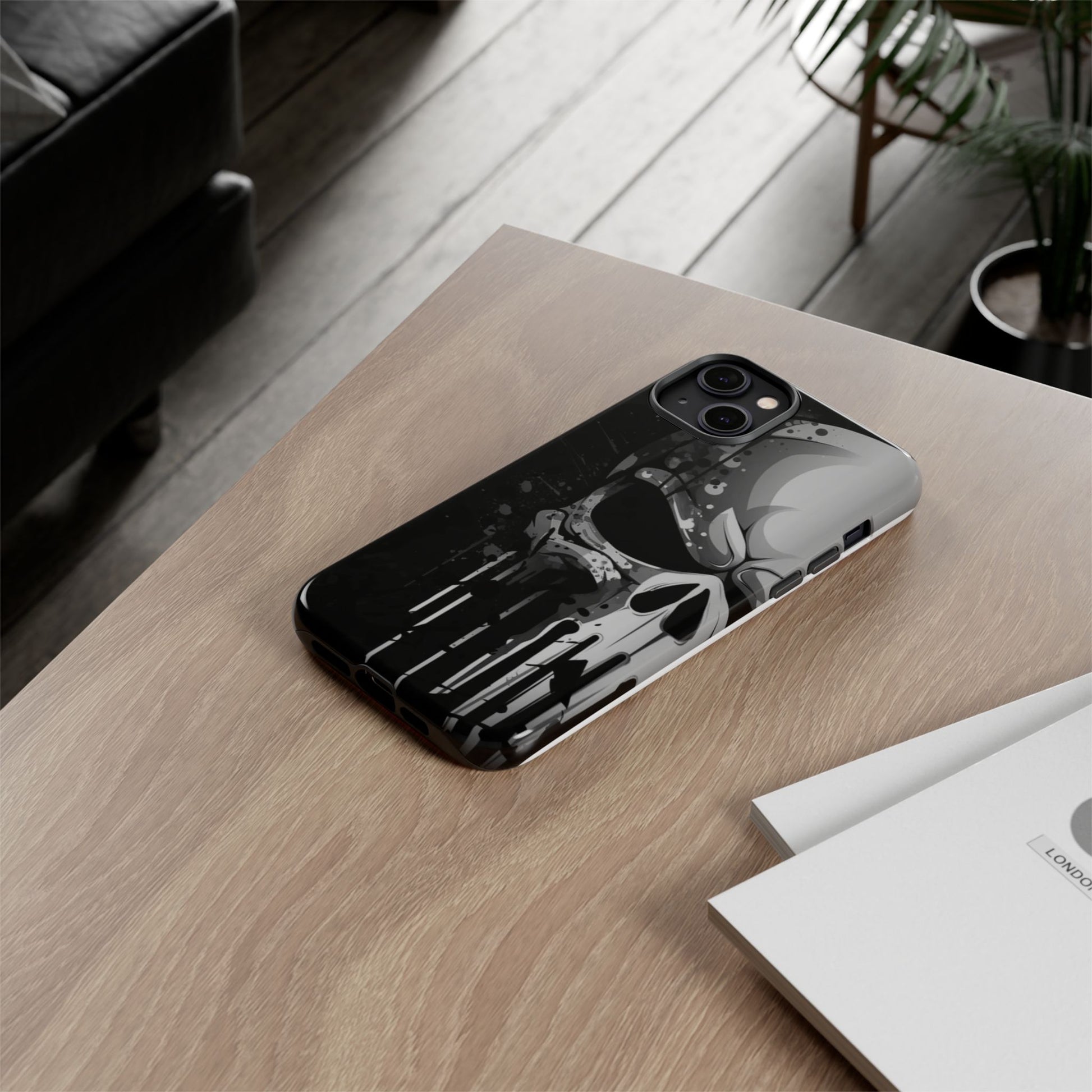 Punisher Skull Tough Cases for iPhones, Samsung, and Pixel