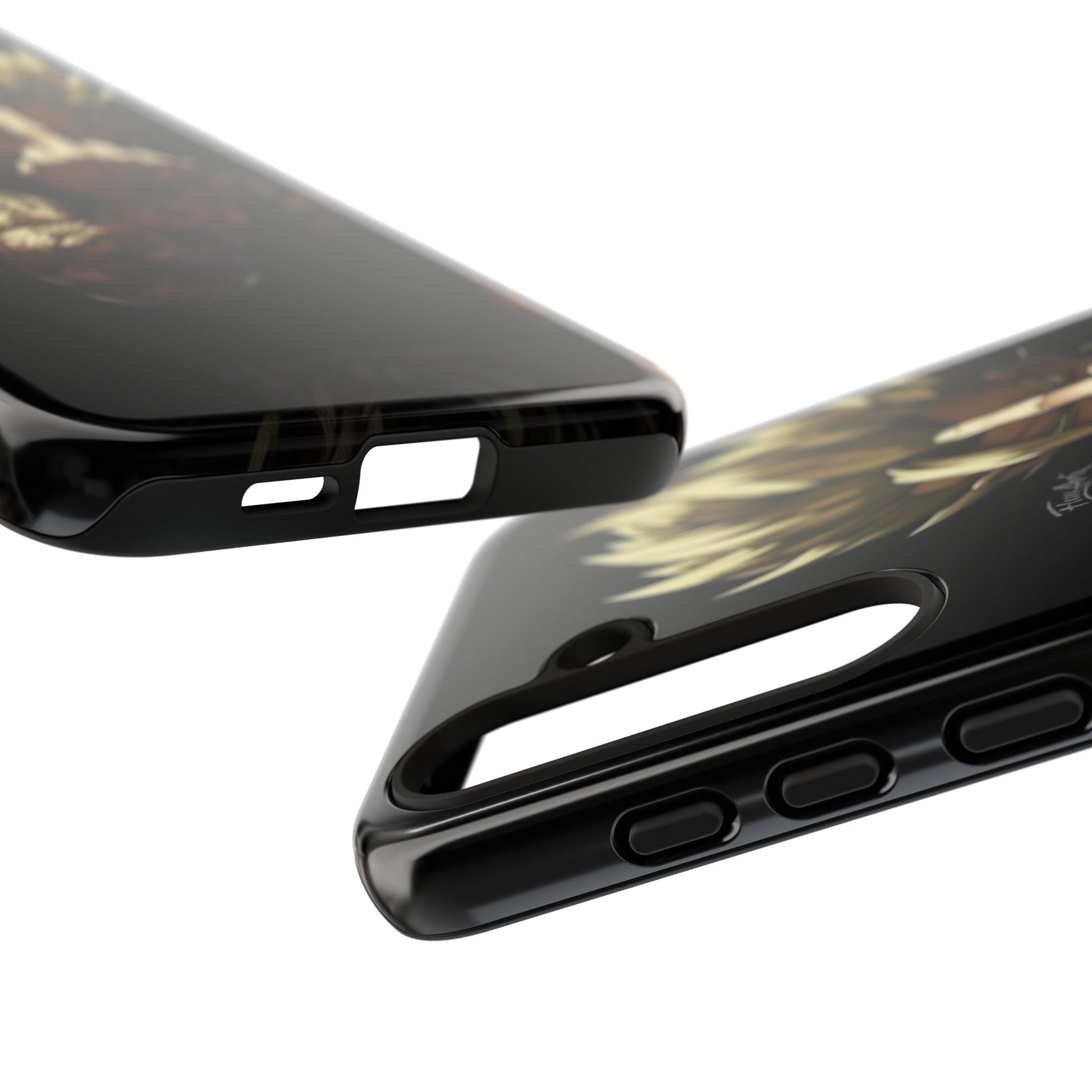 Middle Finger SS Goku Dragon Ball Z Tough Cases for iPhones, Samsung, and Pixel