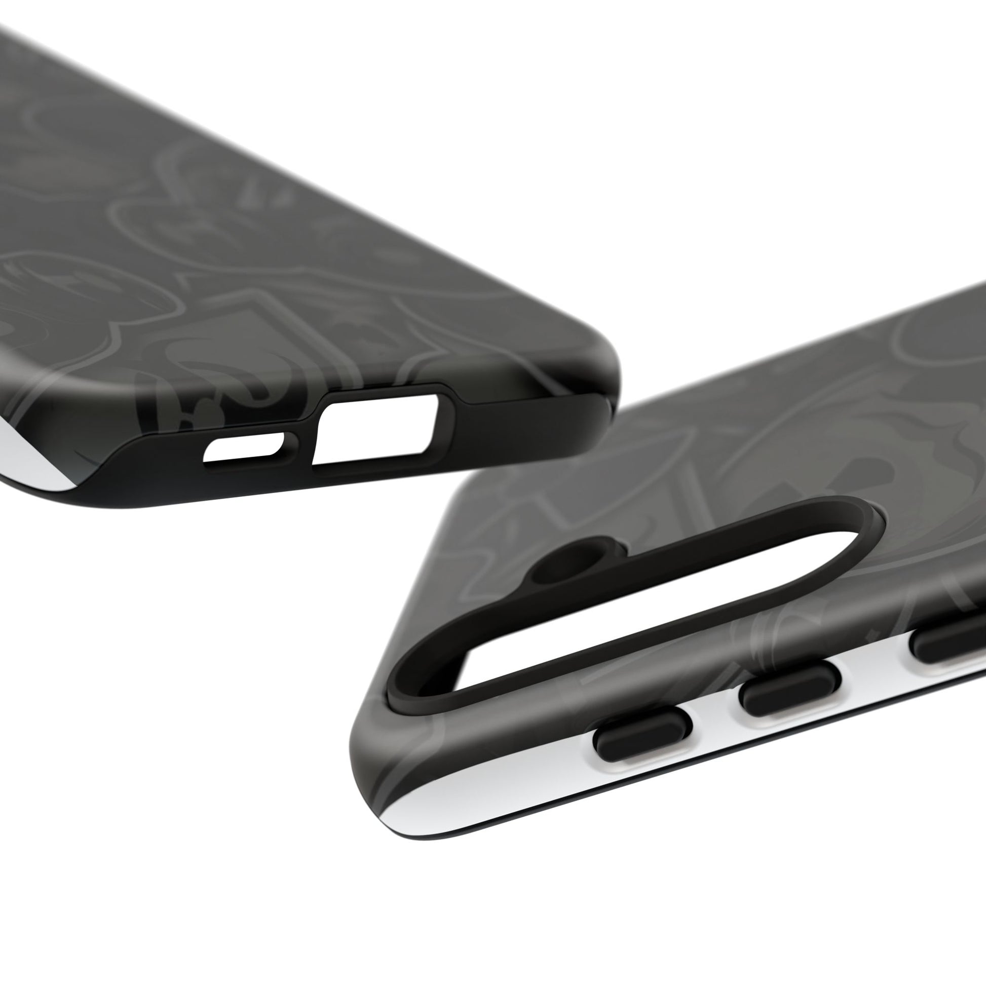 Tough Cases Phone Case, Edgy Skull Design Phone Cover, Gothic Cell Phone Shell
