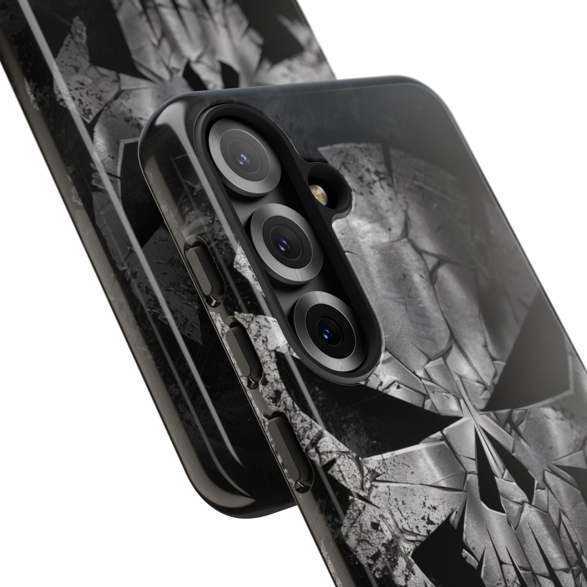 The Punisher Logo Art Tough Cases for iPhones, Samsung, and Pixel