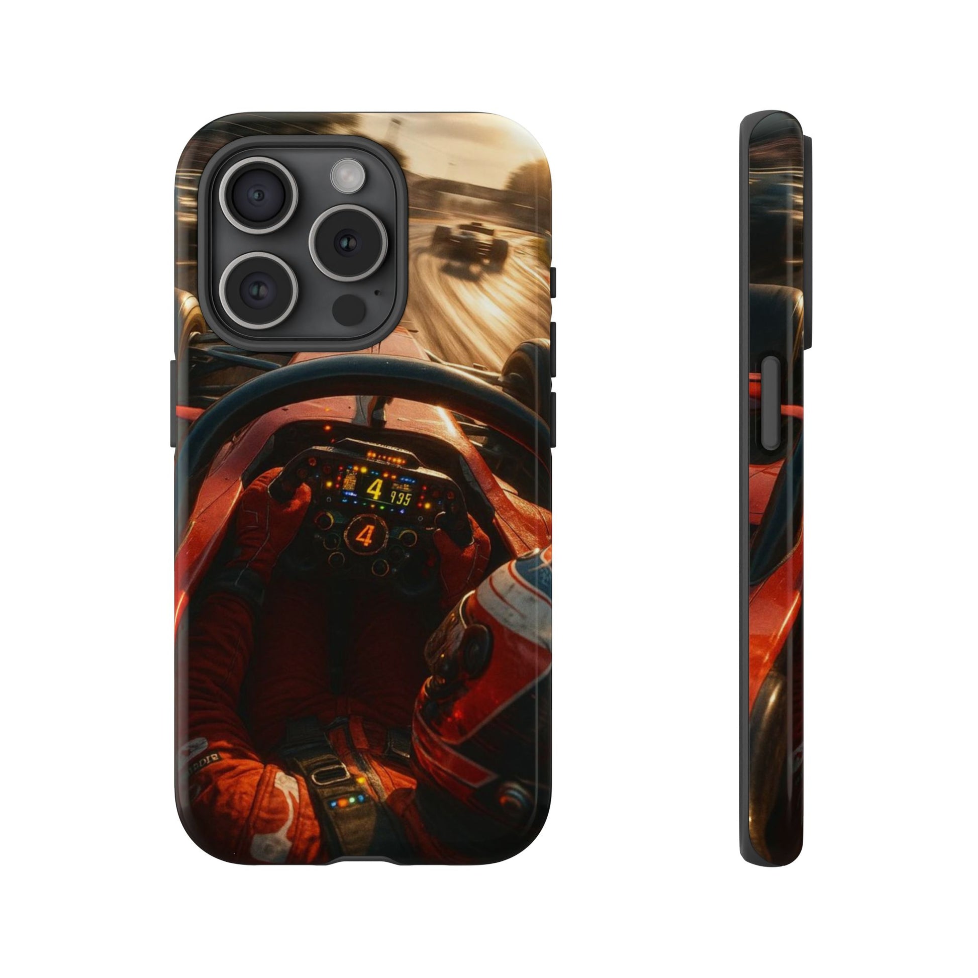 Formula 1 Cockpit Phone Case, Tough Cases for iPhones, Samsung, and Pixel