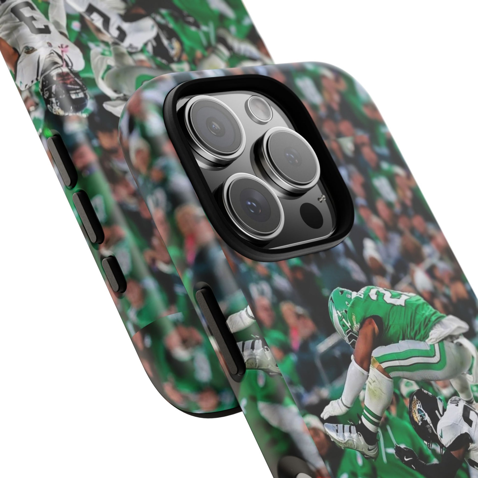 Saquon Barkley The Huddle Eagles Football Tough Cases for iPhones, Samsung, and Pixel