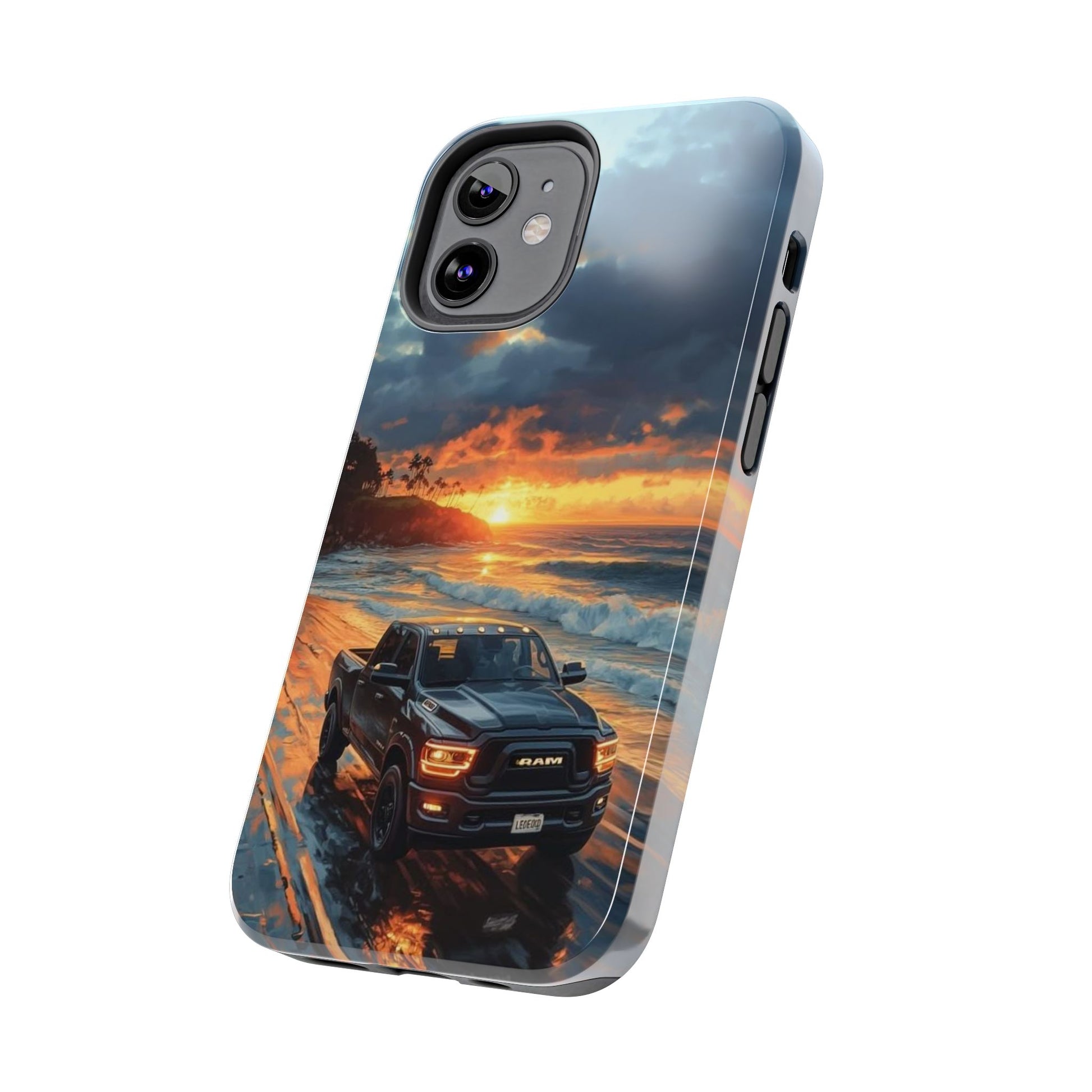 Dodge Ram Beach Phone Cases for Iphones & Samsung Phones Durable