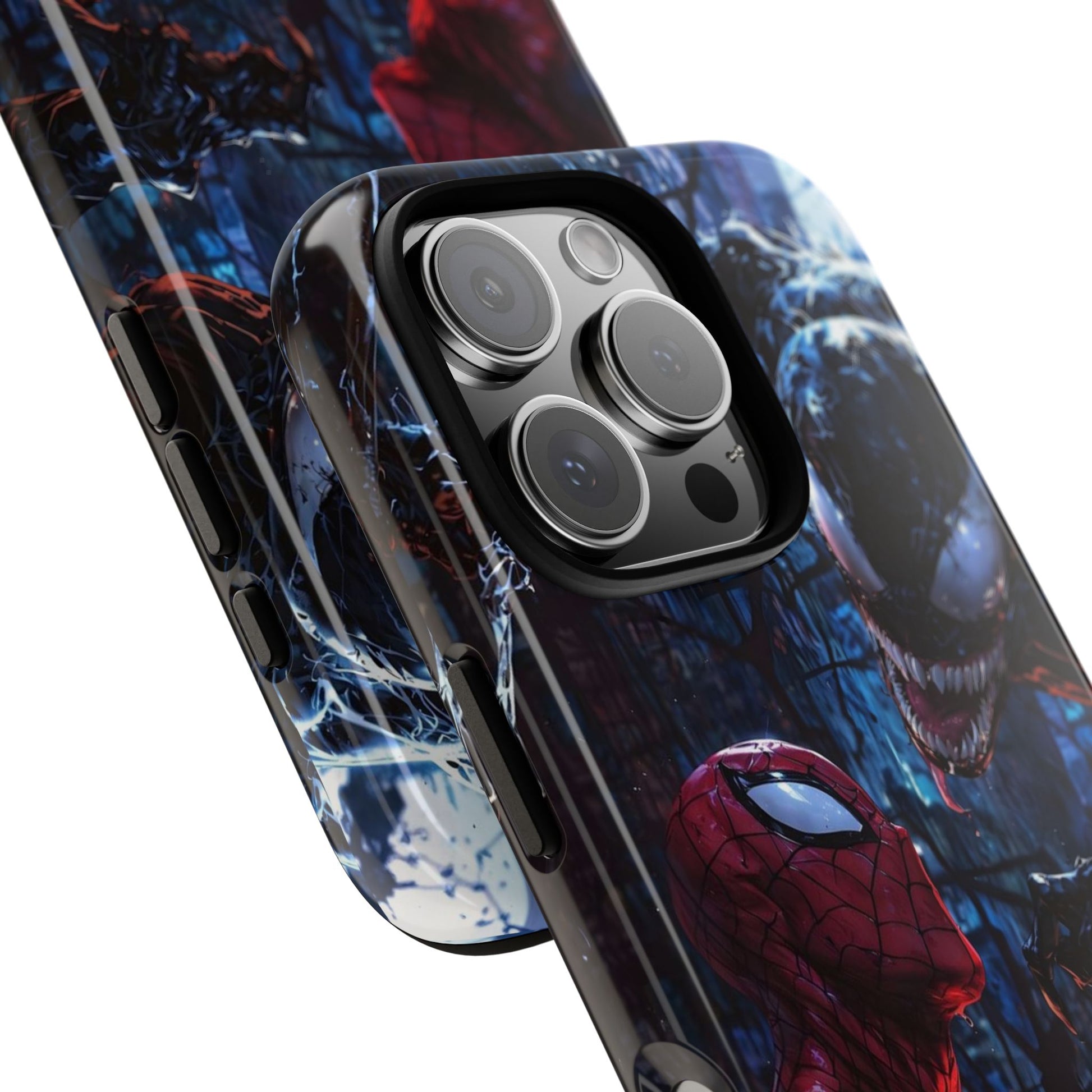 Venom x Spiderman Phone Case, Tough Cases for iPhones, Samsung, and Pixel