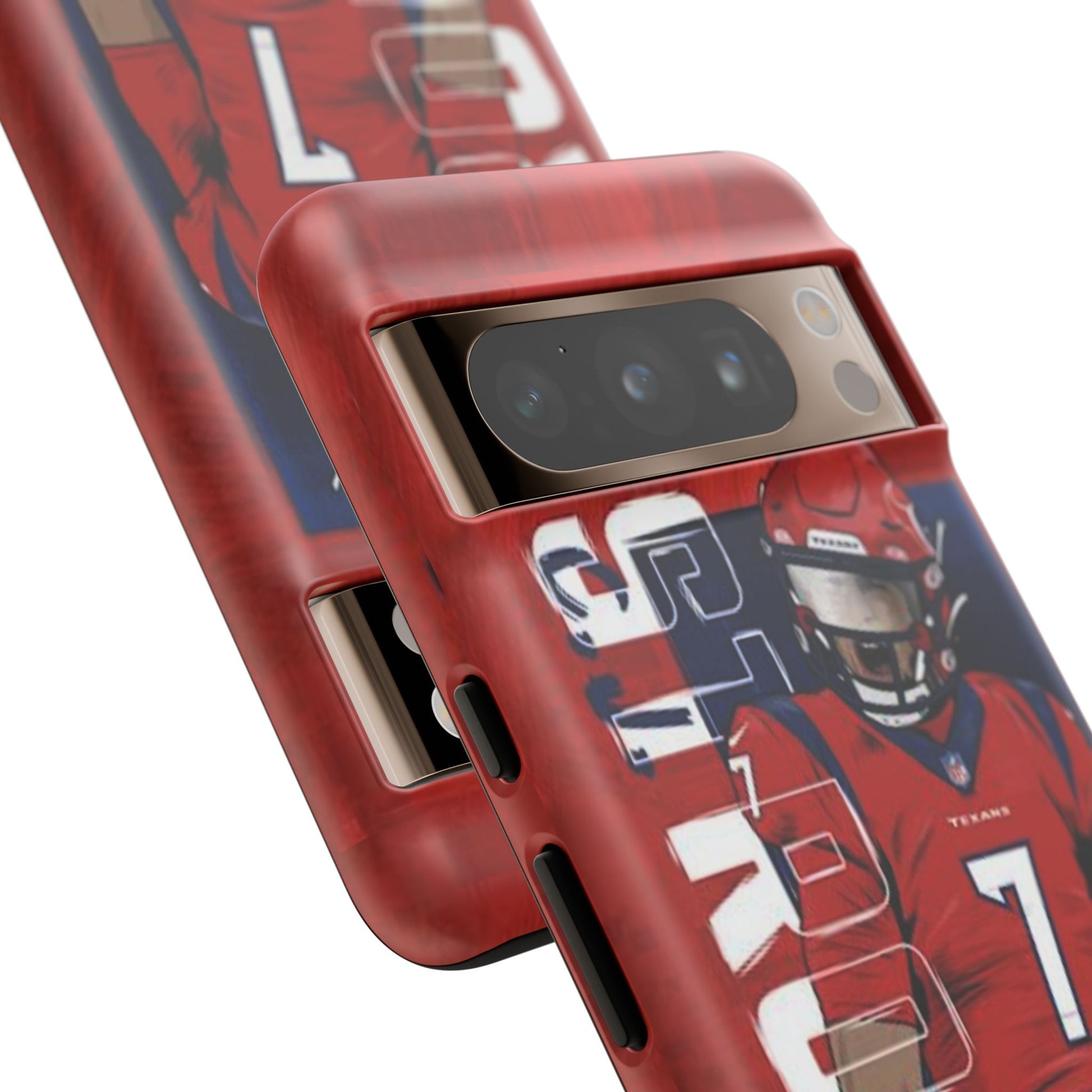 Houston Texans Football CJ Stroud Tough Cases for iPhones, Samsung, and Pixel