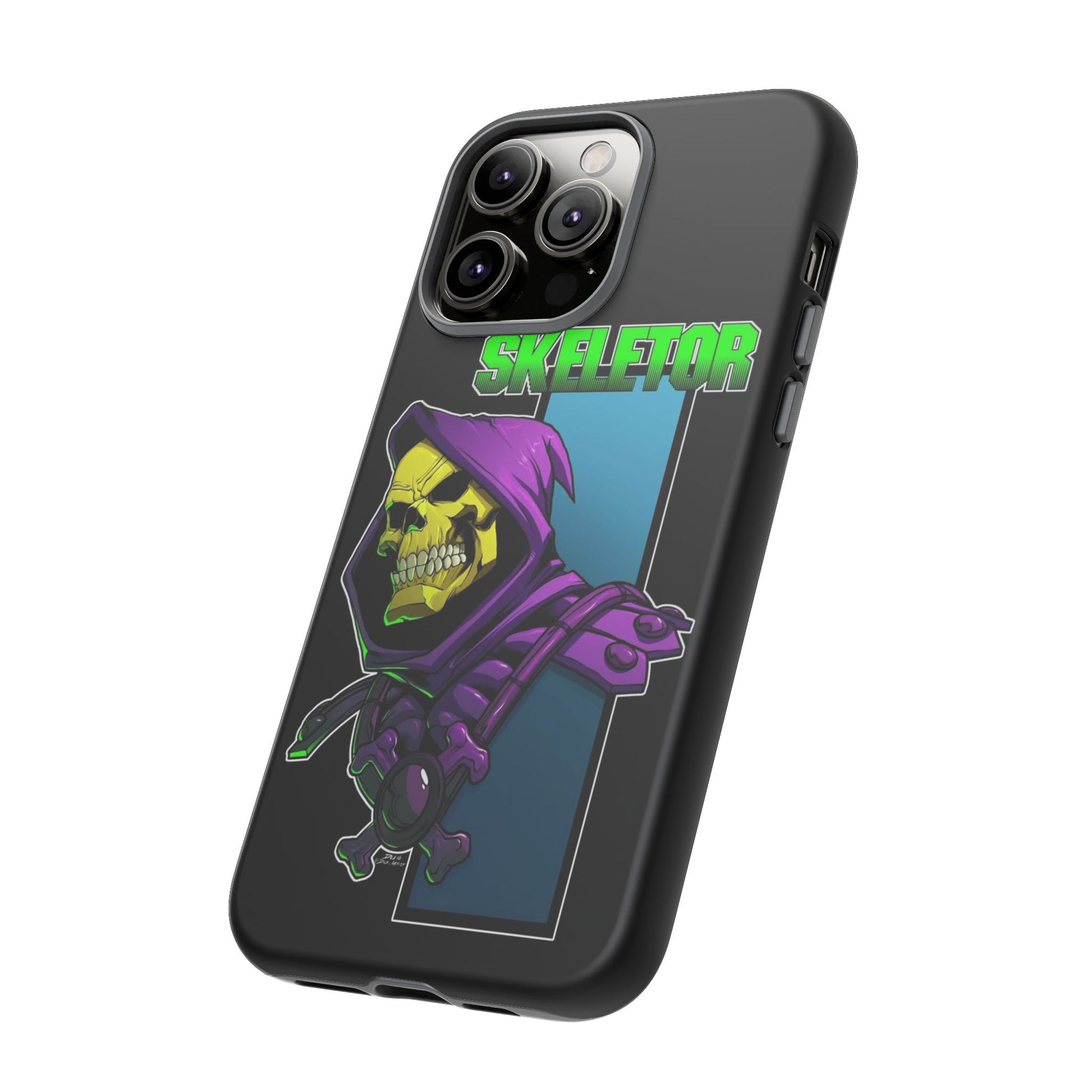 Skeletor Tough Cases for iPhones, Samsung, and Pixel