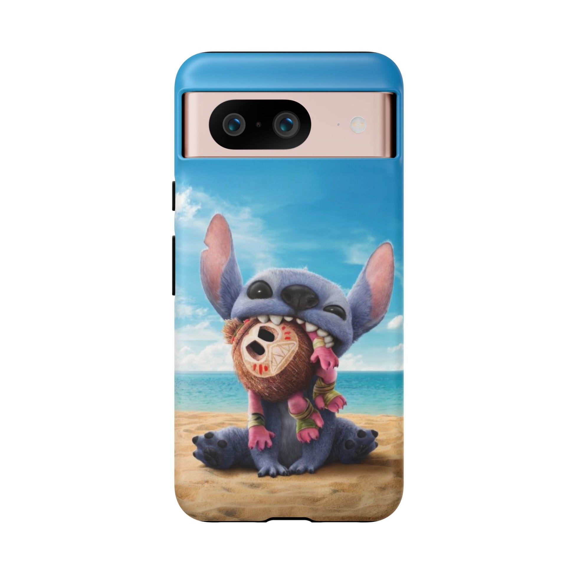 Stitch Beach Sunset Landscape Phone Case for iPhone, Samsung Galaxy, & Pixel Phones