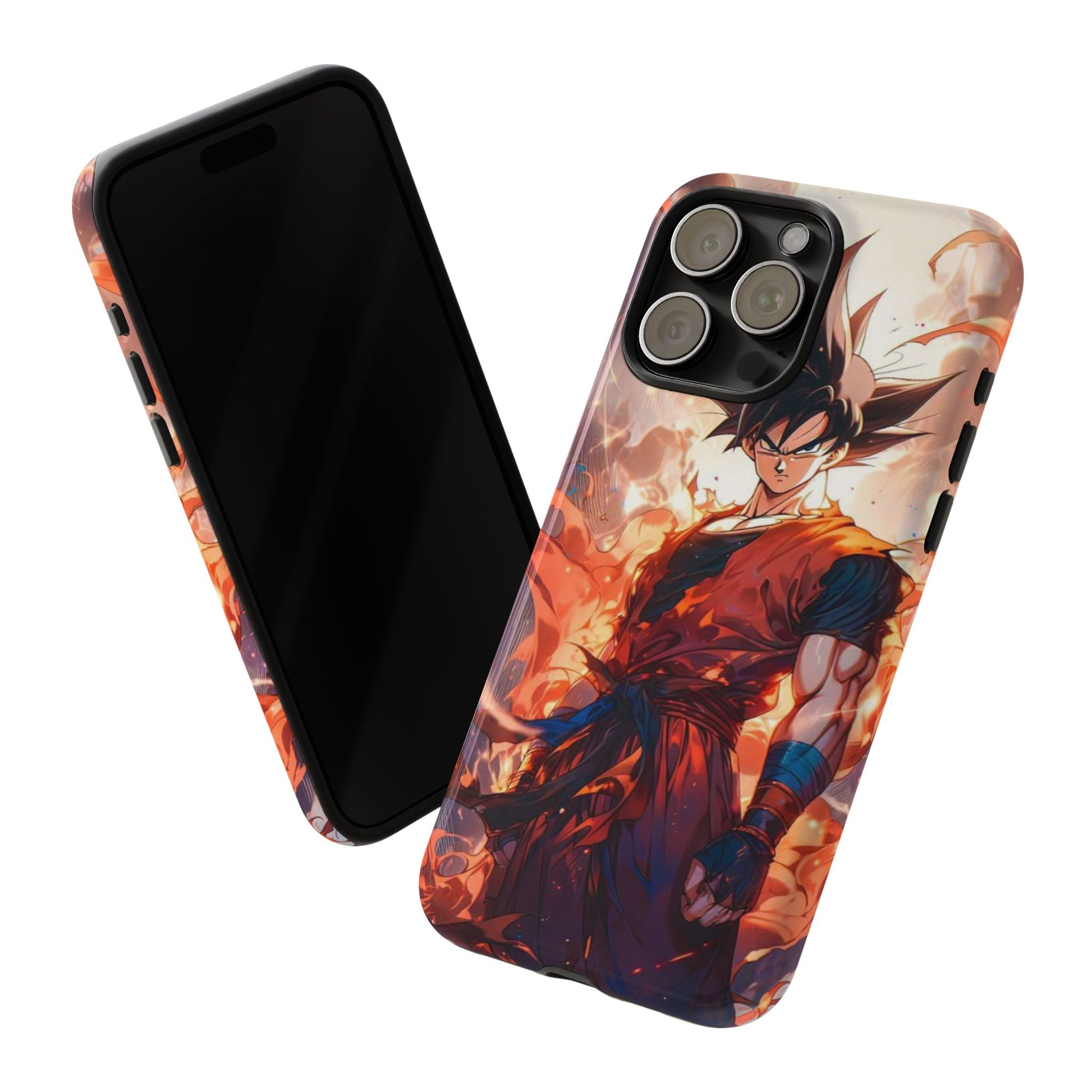 Anime Manga Dragon Ball Z Goku Tough Cases for iPhones, Samsung, and Pixel