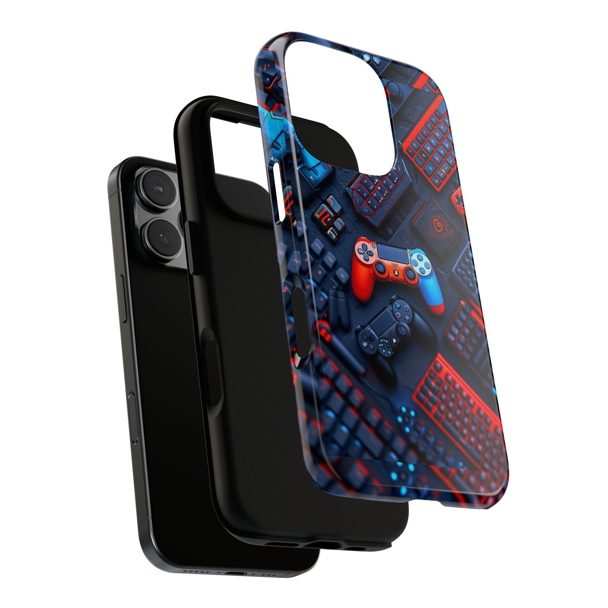 Gamer Themed Controllers Tough Cases for iPhones, Samsung, and Pixel