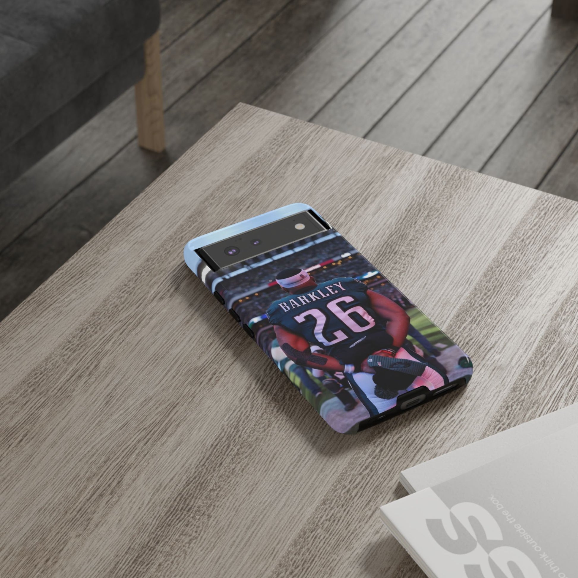 Eagles Football Saquon Barkley Tough Cases for iPhones, Samsung, and Pixel