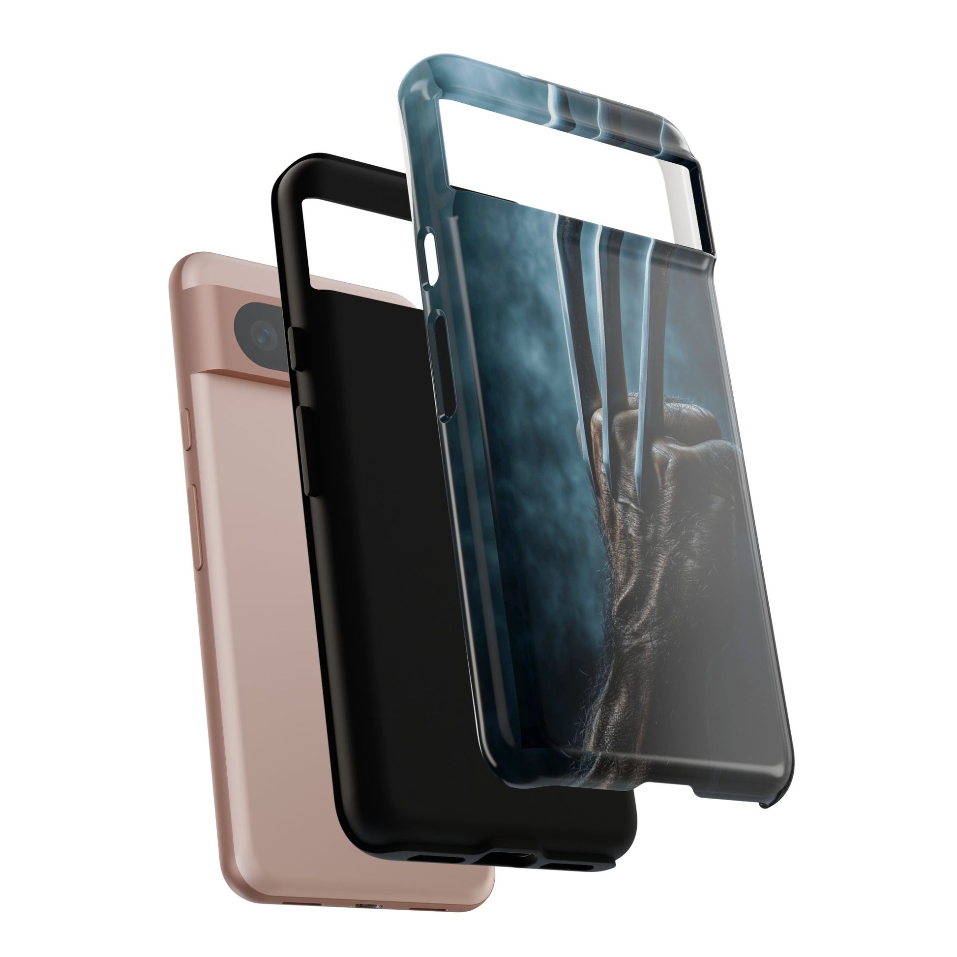 Logan's Claws Wolverine Tough Cases for iPhones, Samsung, and Pixel