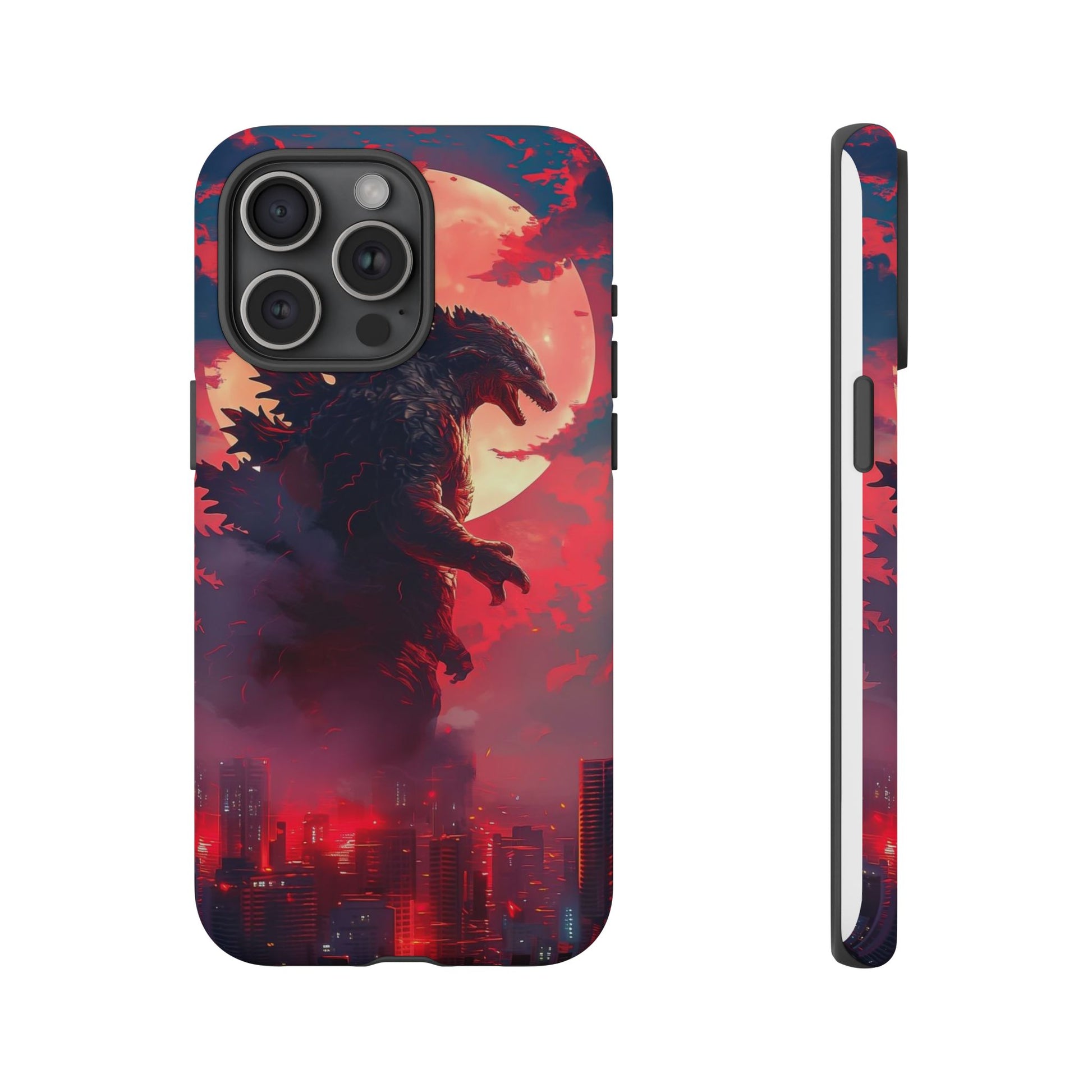 King of Monsters Godzilla Tough Phone Cases for iPhones, Samsung, and Pixel
