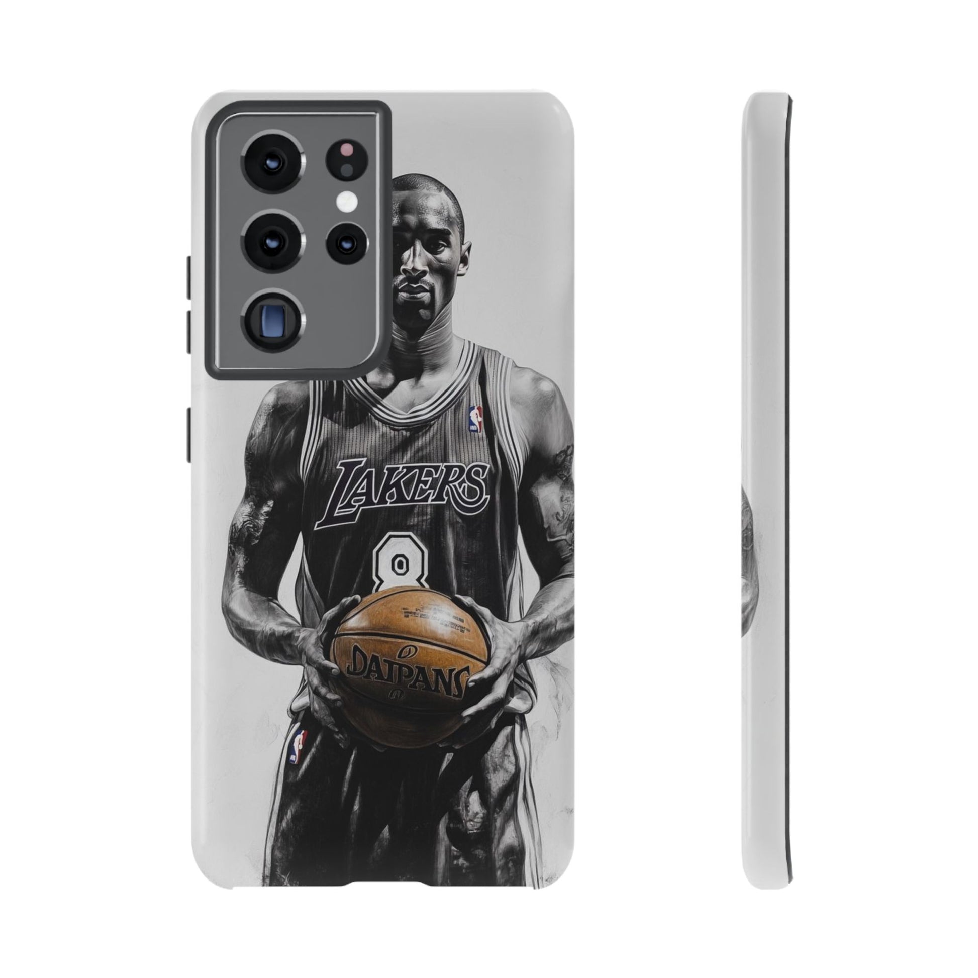Kobe Basketball Art Tough Cases for iPhones, Samsung, and Pixel