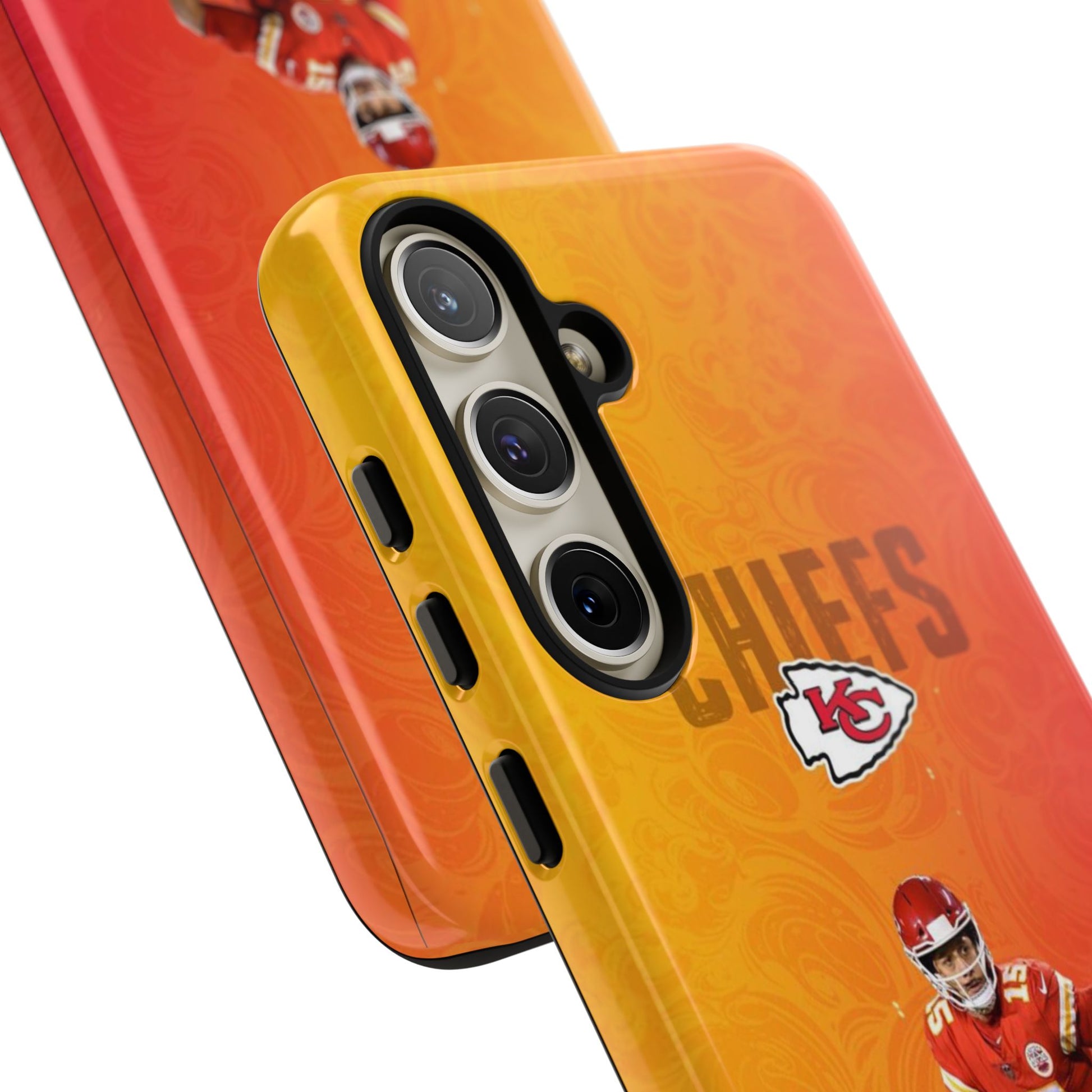 Kansas City Chiefs Patrick Mahomes Football Tough Cases for iPhones, Samsung, and Pixel