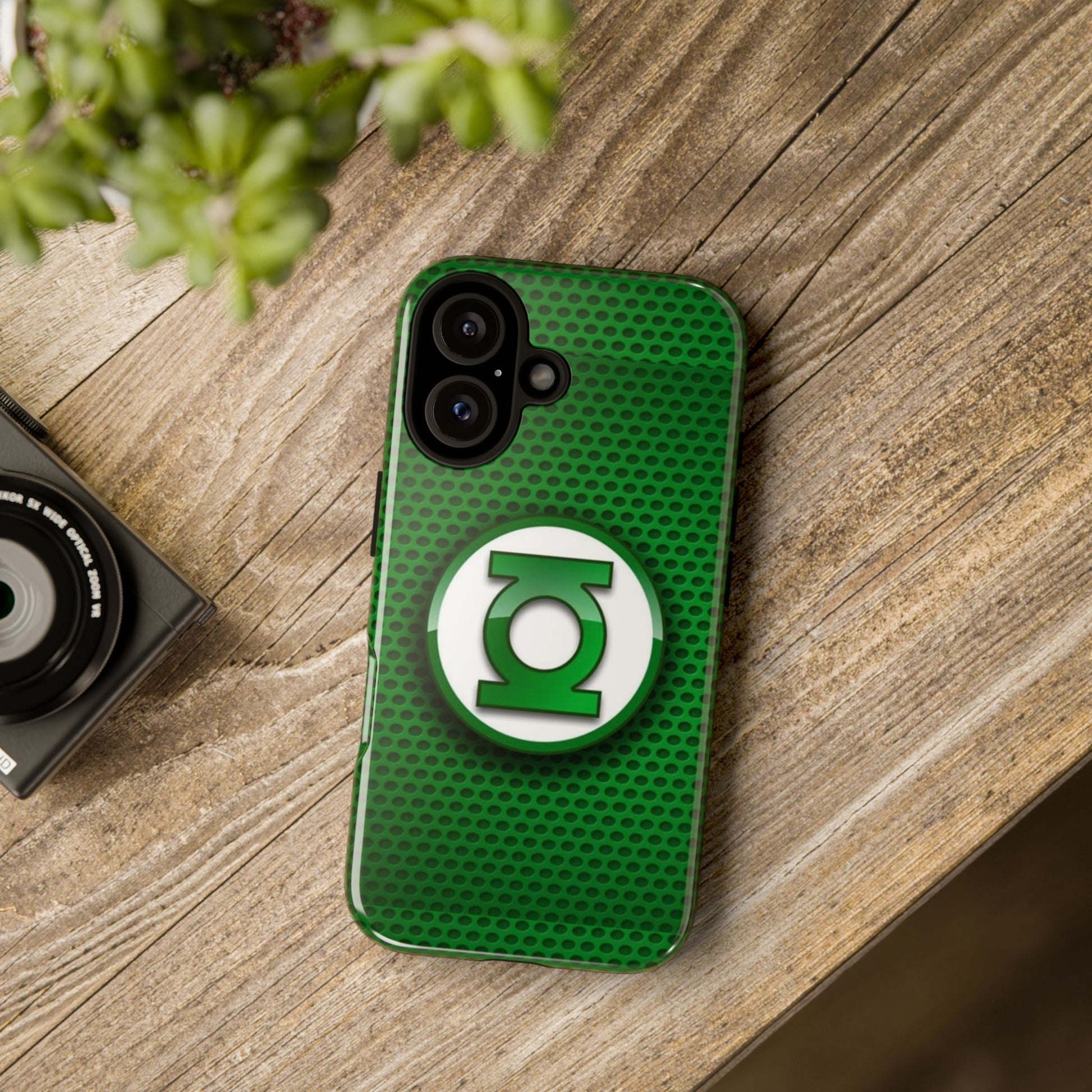 Green Lantern Logo Phone Case, Tough Cases, DC Case for iPhones, Samsung, and Pixel