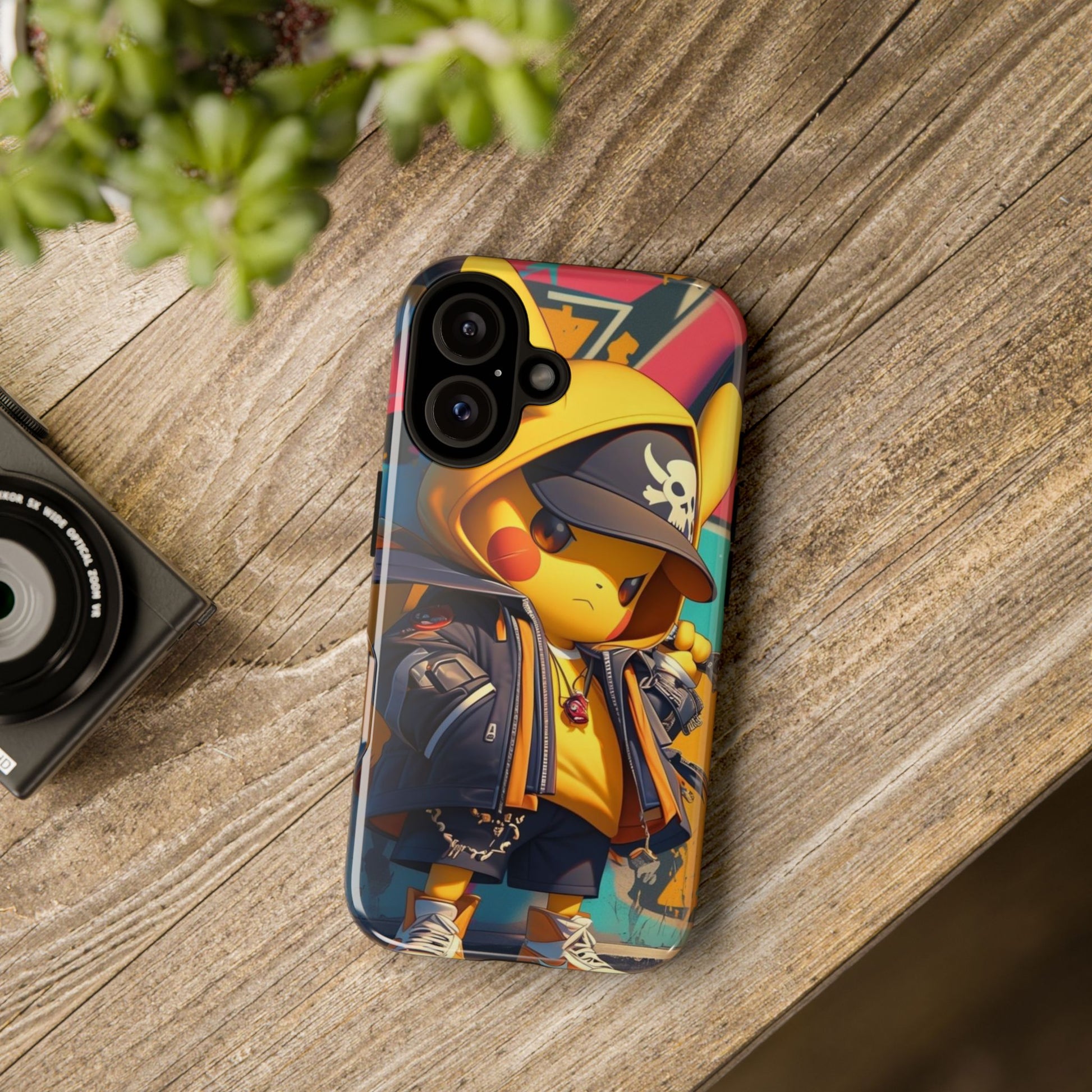 Cute Poke Bear Phone Case, Tough Cases for iPhones, Samsung, and Pixel
