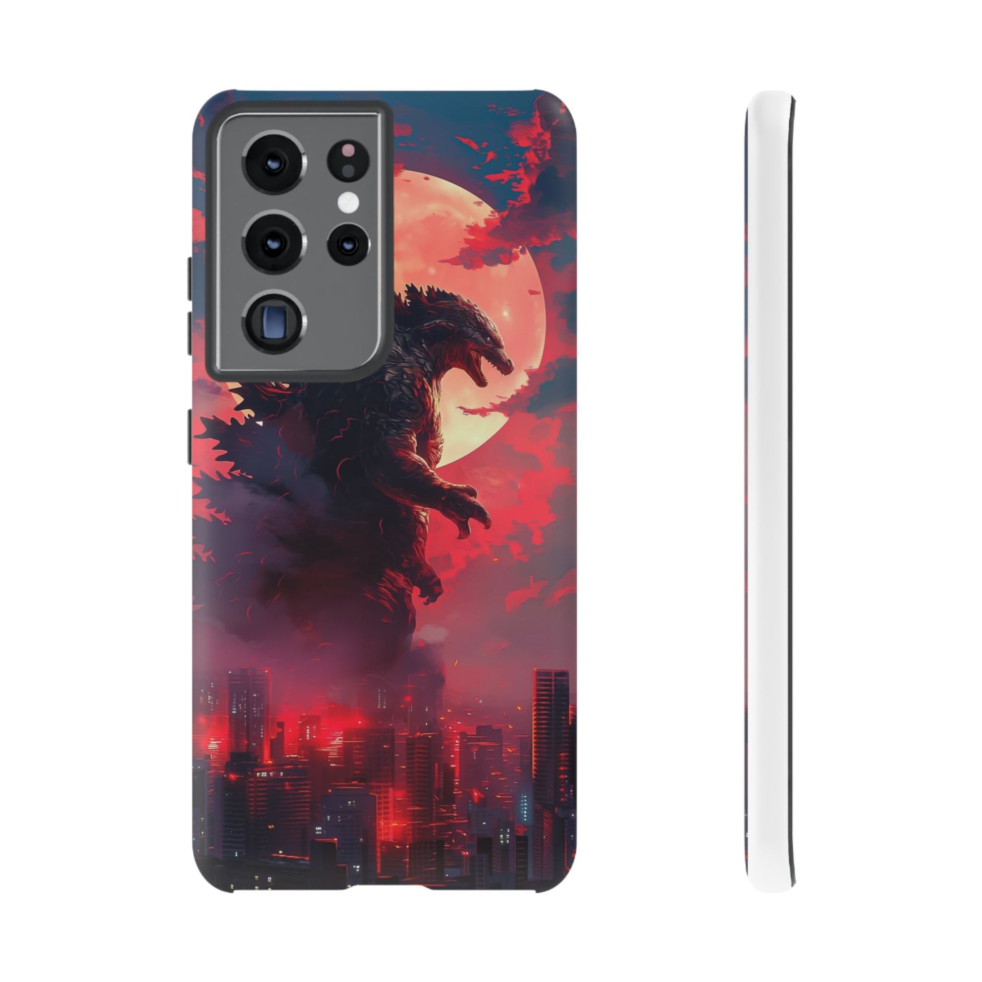 King of Monsters Godzilla Tough Phone Cases for iPhones, Samsung, and Pixel