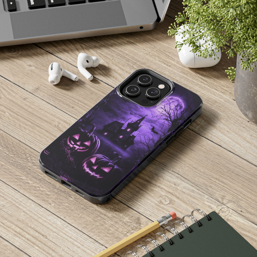 Haunted House Halloween Theme Phone Cases for iPhones & Samsung Phones