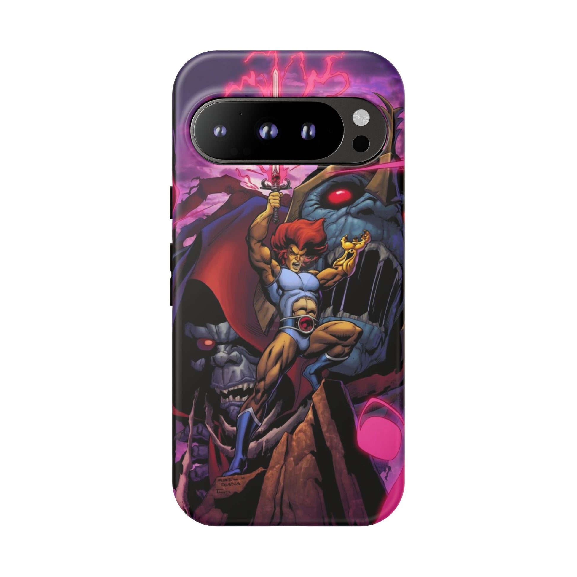 Thundercats Lion O x Mumra Tough Cases for iPhones, Samsung, and Pixel