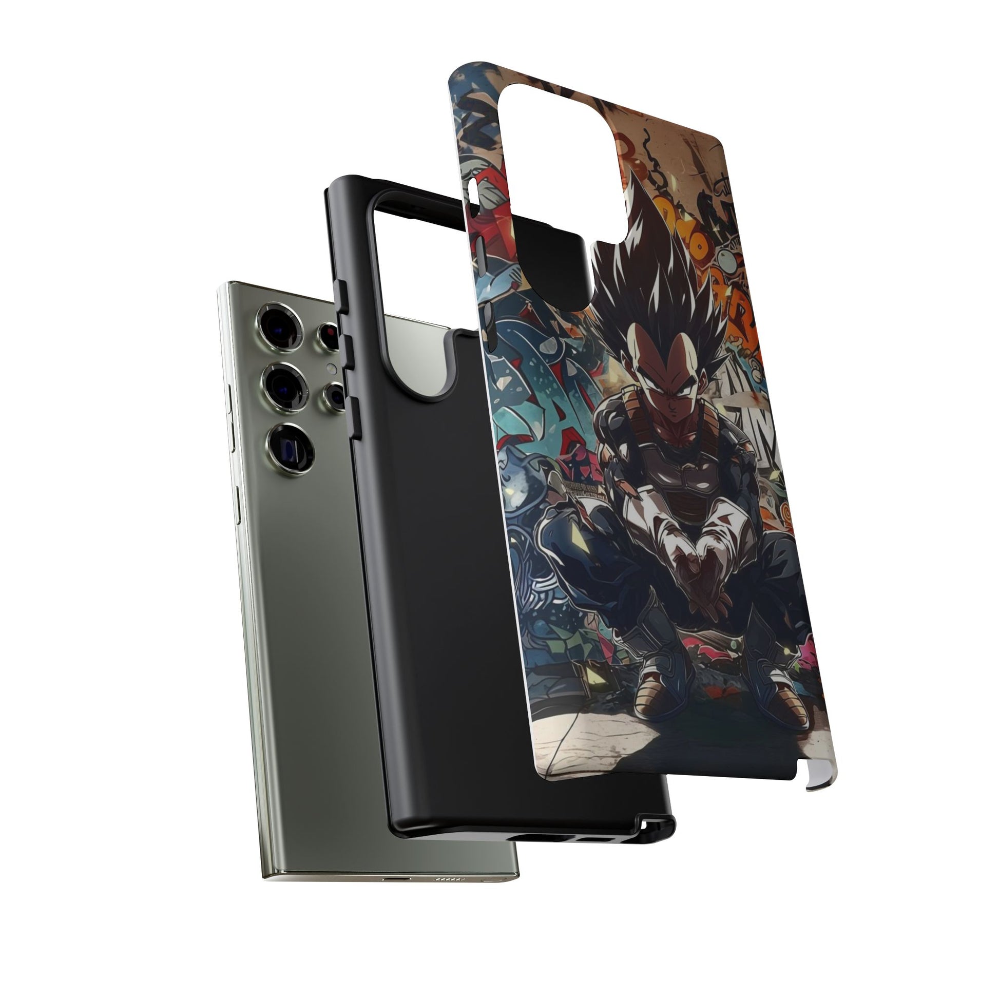 Anime Vegeta Dragon ball Z Tough Cases for iPhones, Samsung, and Pixel
