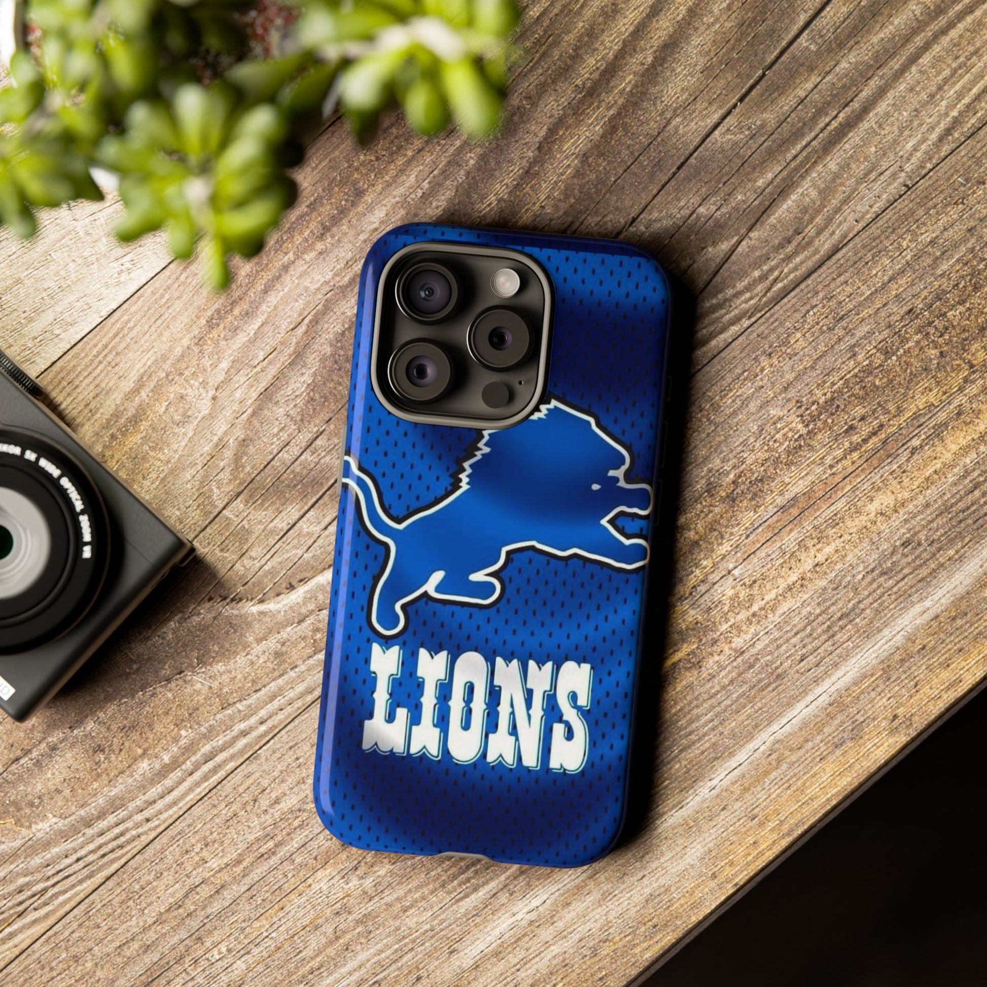 Detroit Lions Football Jersey Phone Case, Tough Cases for iPhones, Samsung, and Pixel