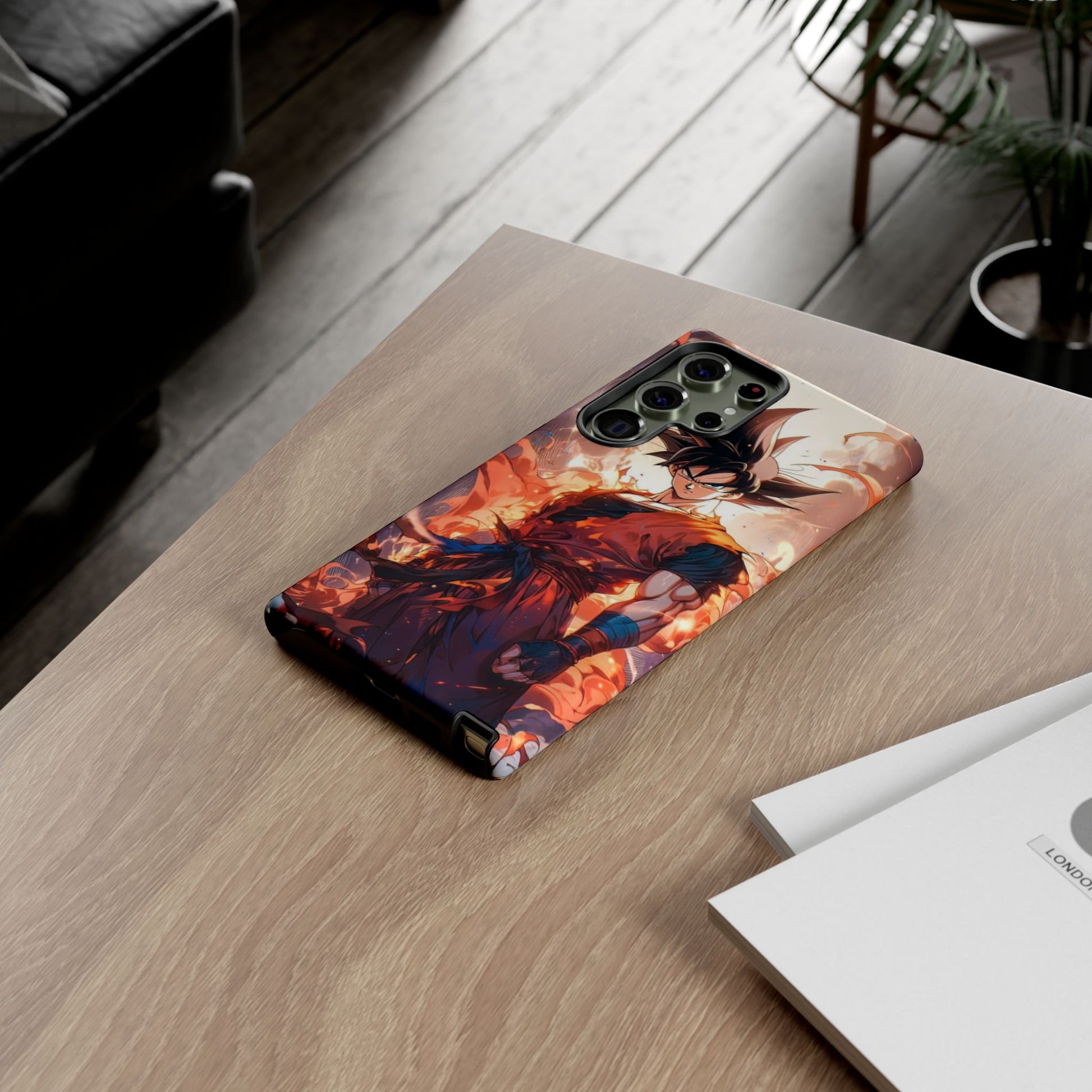 Anime Manga Dragon Ball Z Goku Tough Cases for iPhones, Samsung, and Pixel
