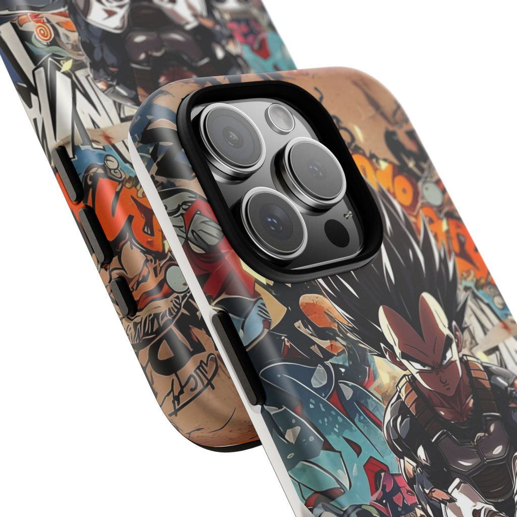 Anime Vegeta Dragon ball Z Tough Cases for iPhones, Samsung, and Pixel