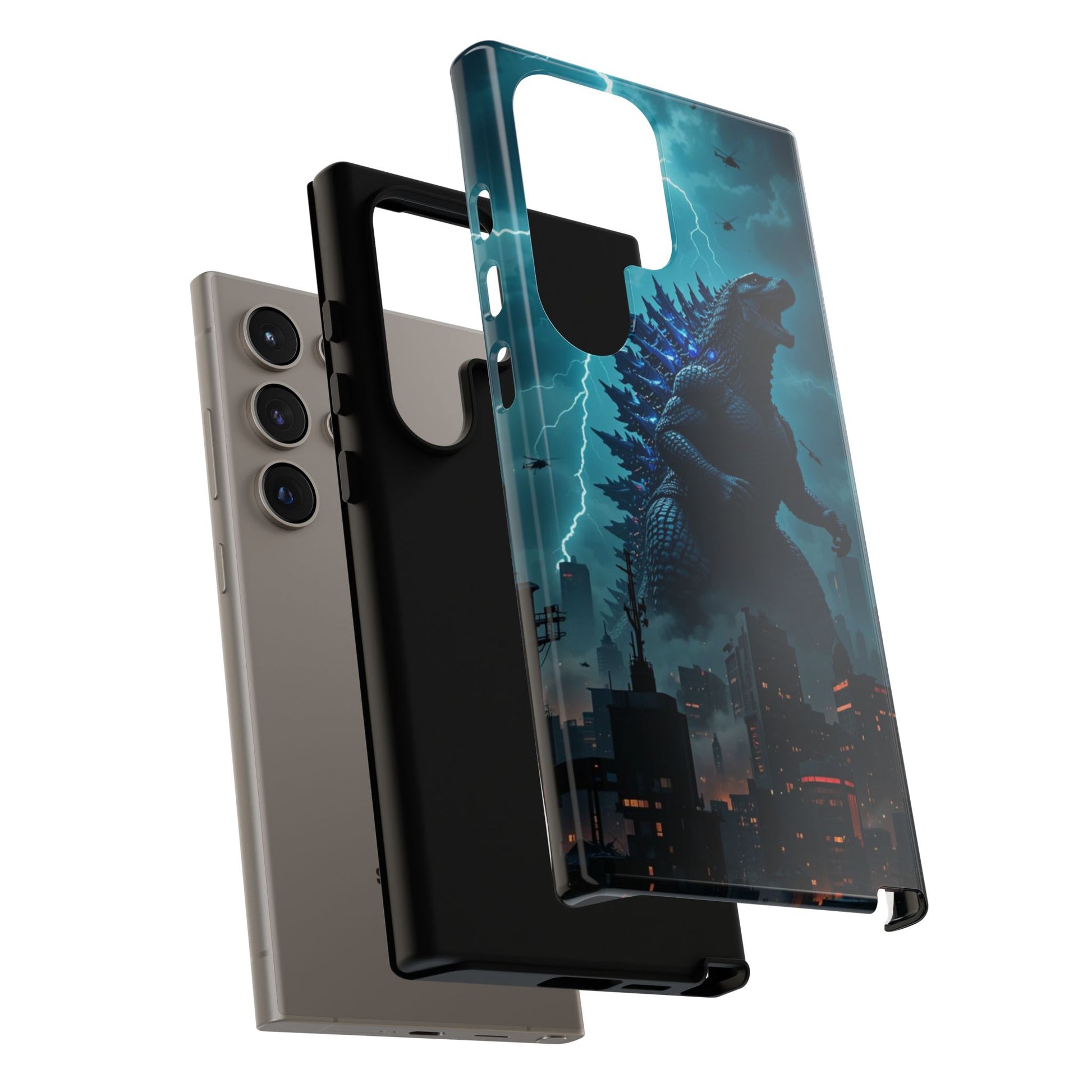 Godzilla Phone Case, Tough Cases for iPhones, Samsung, and Pixel