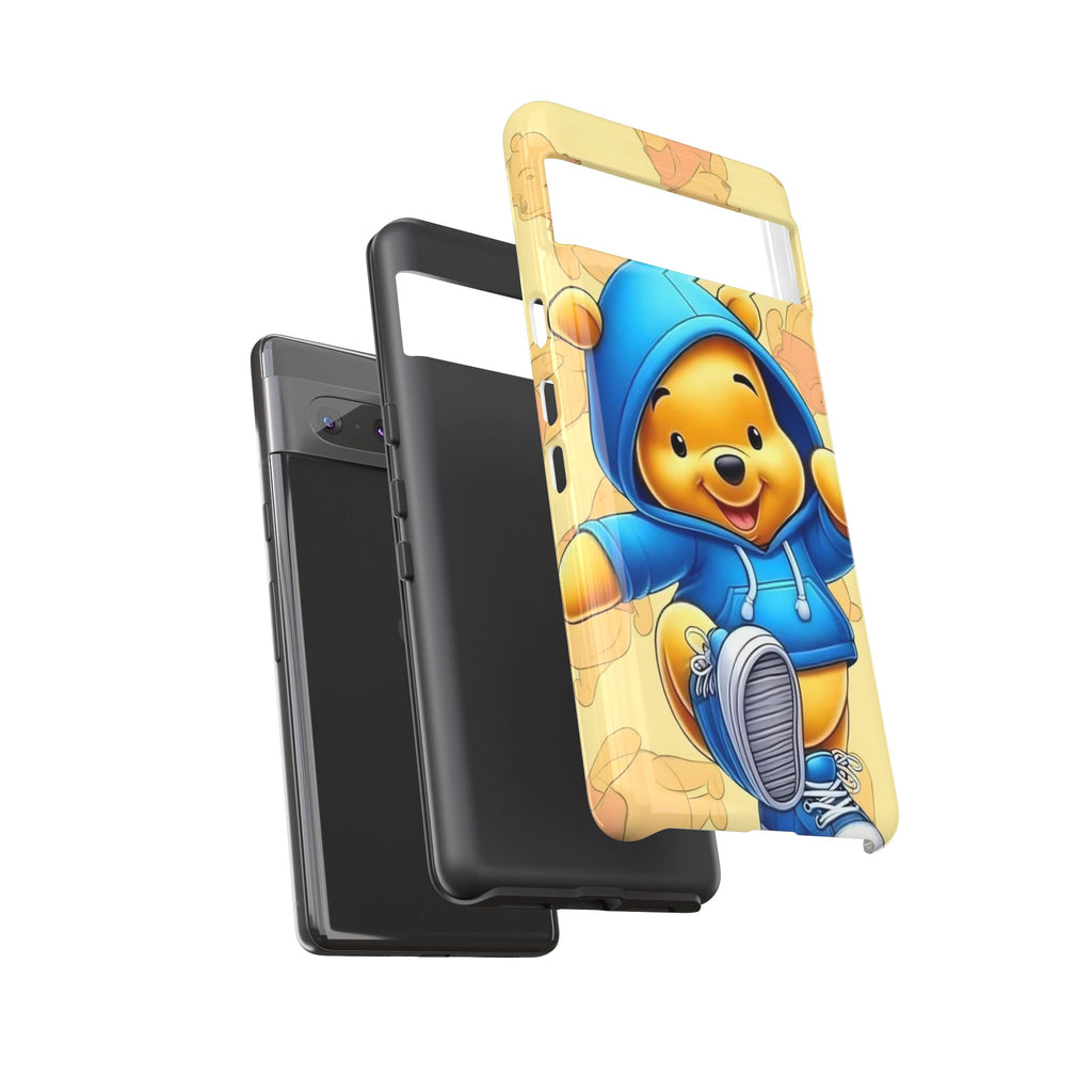 Cute Pooh Bear Phone Case, Tough Case