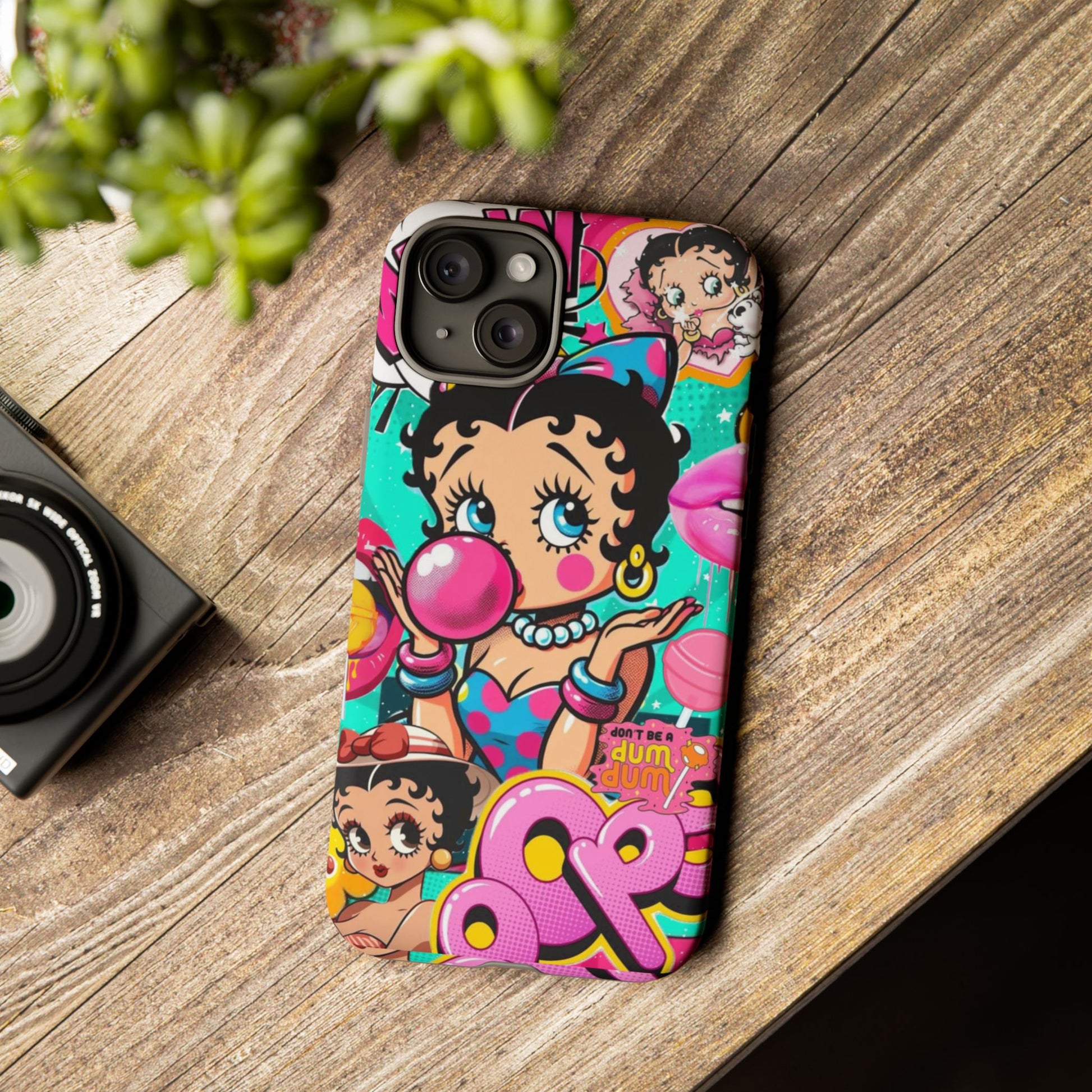 Betty Boop Comic Strip Phone Case for iPhone, Samsung Galaxy, & Pixel Phones