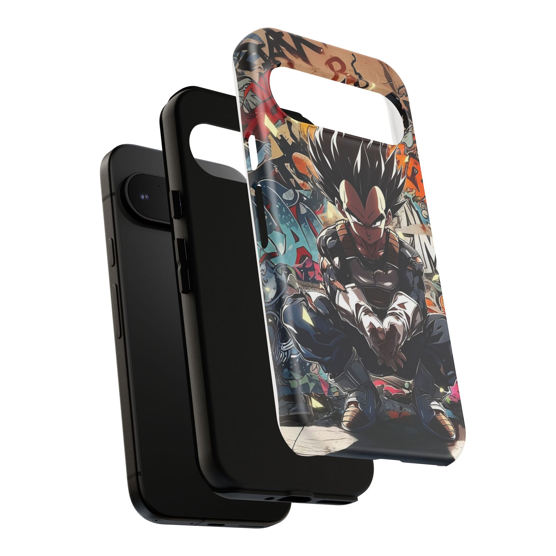 Anime Vegeta Dragon ball Z Tough Cases for iPhones, Samsung, and Pixel