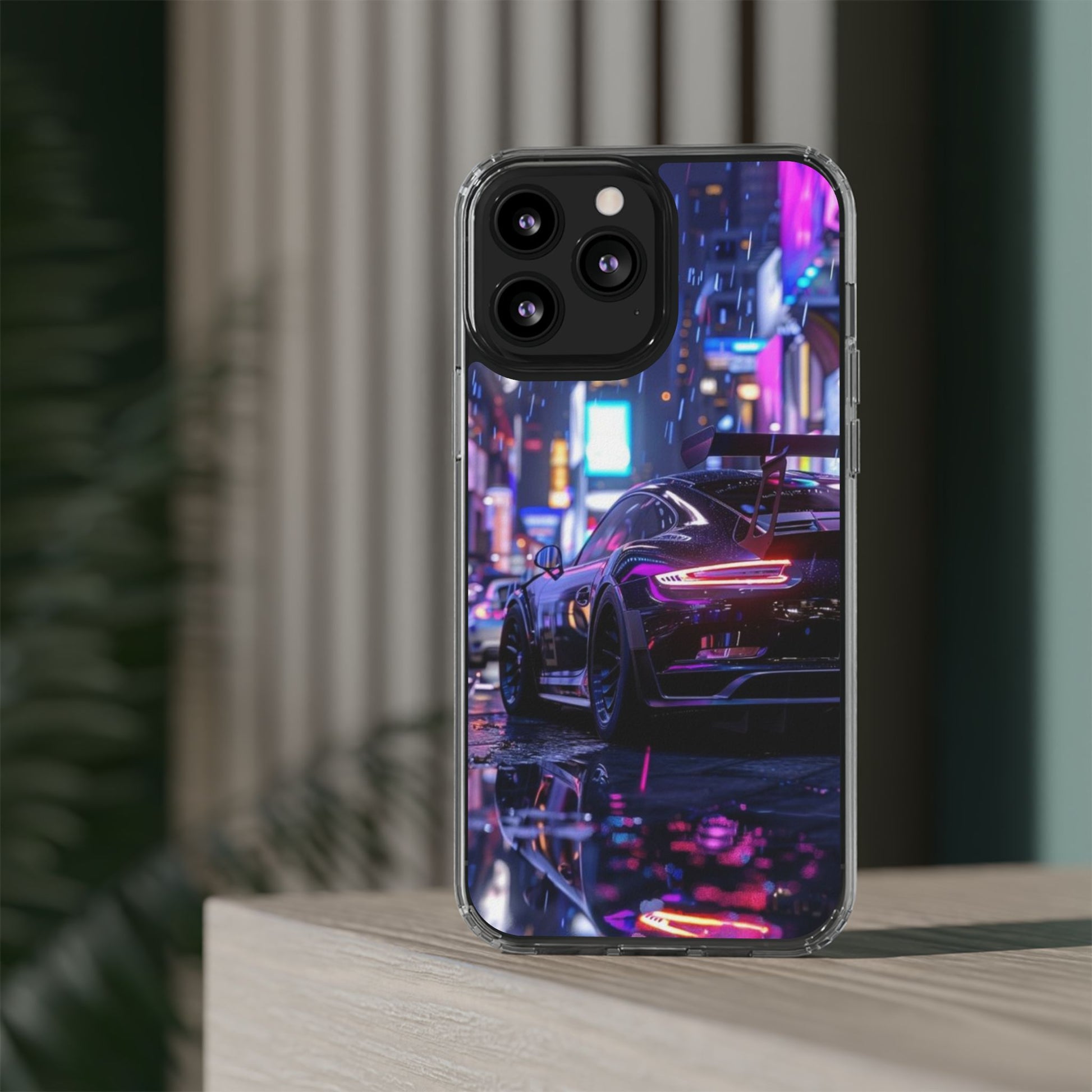 Beautiful Porsche in City Art Iphone, Samsung case