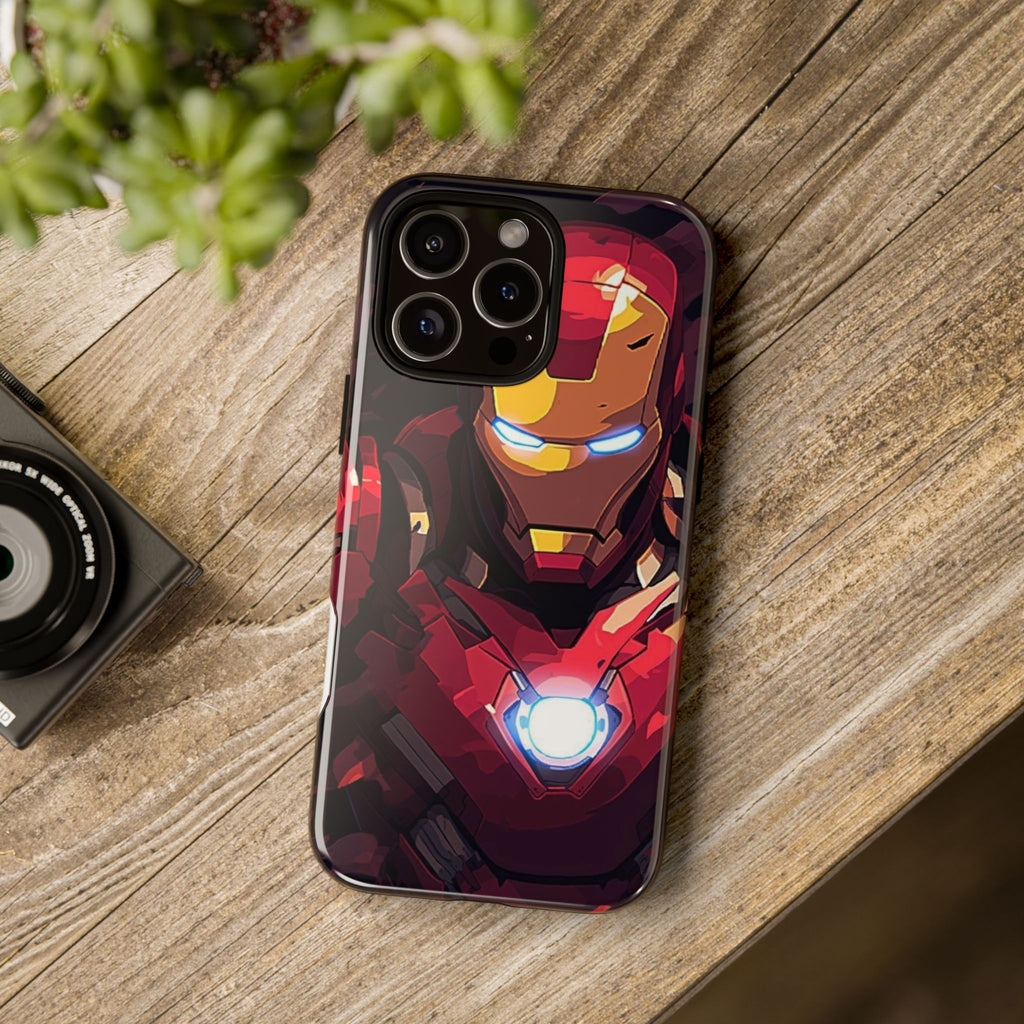 Invincible Iron Man Tough Cases for iPhones, Samsung, and Pixel